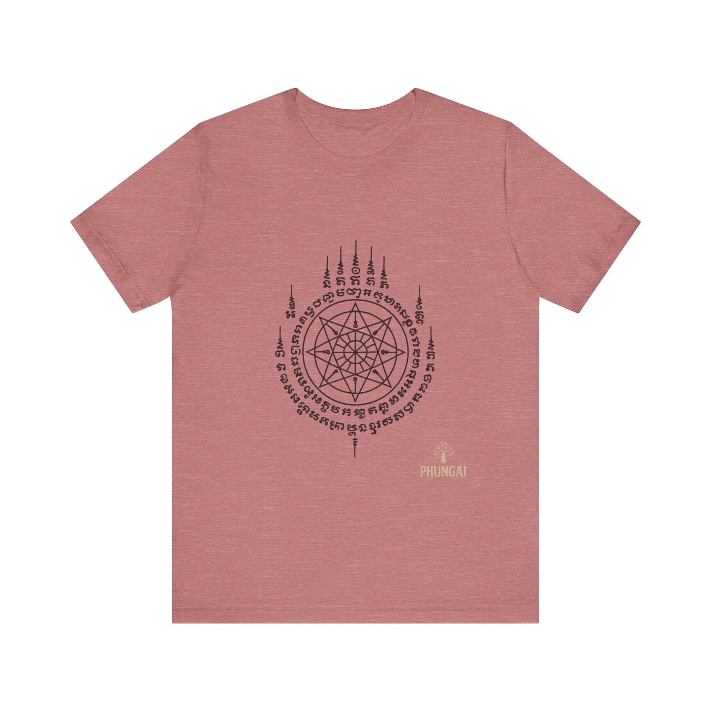 Mystical Pentagram Tee, Unisex Graphic T-Shirt, Boho Style, Occult Fashion, Perfect for Festivals, Everyday Wear, Gift Idea