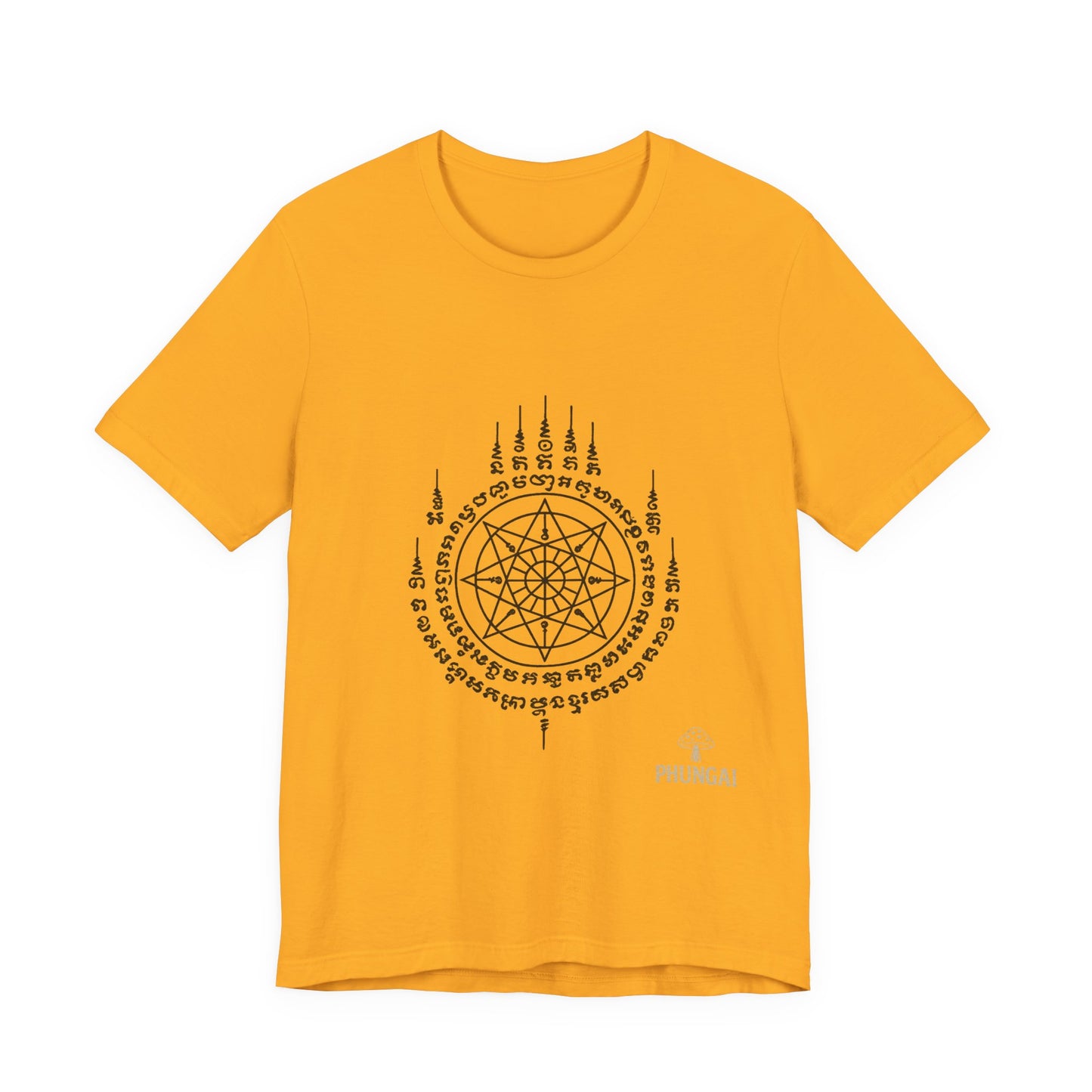 Mystical Pentagram Tee, Unisex Graphic T-Shirt, Boho Style, Occult Fashion, Perfect for Festivals, Everyday Wear, Gift Idea