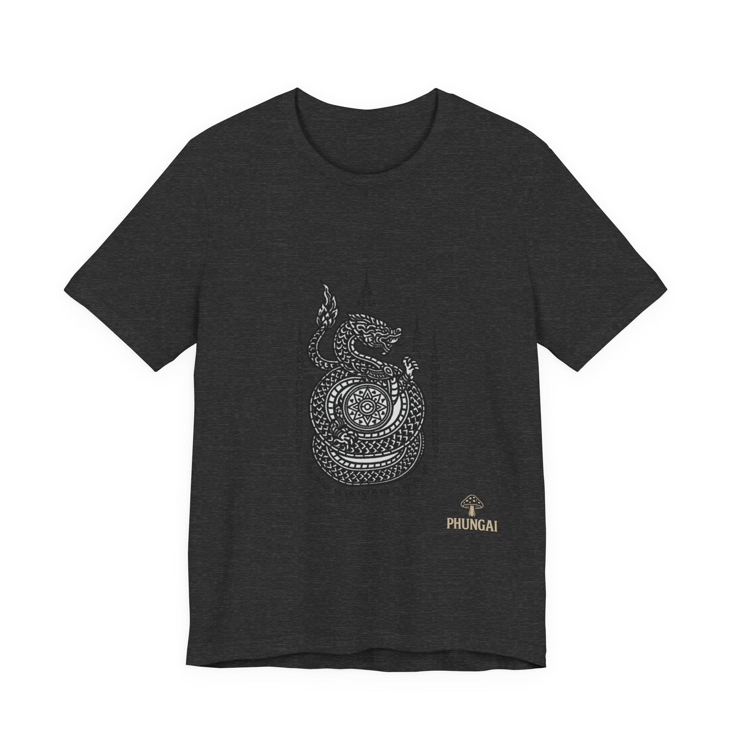 Spiritual Serpent Unisex Tee, Bohemian T-Shirt, Yoga Wear, Gift for Him, Meditation Apparel, Mindfulness Clothing