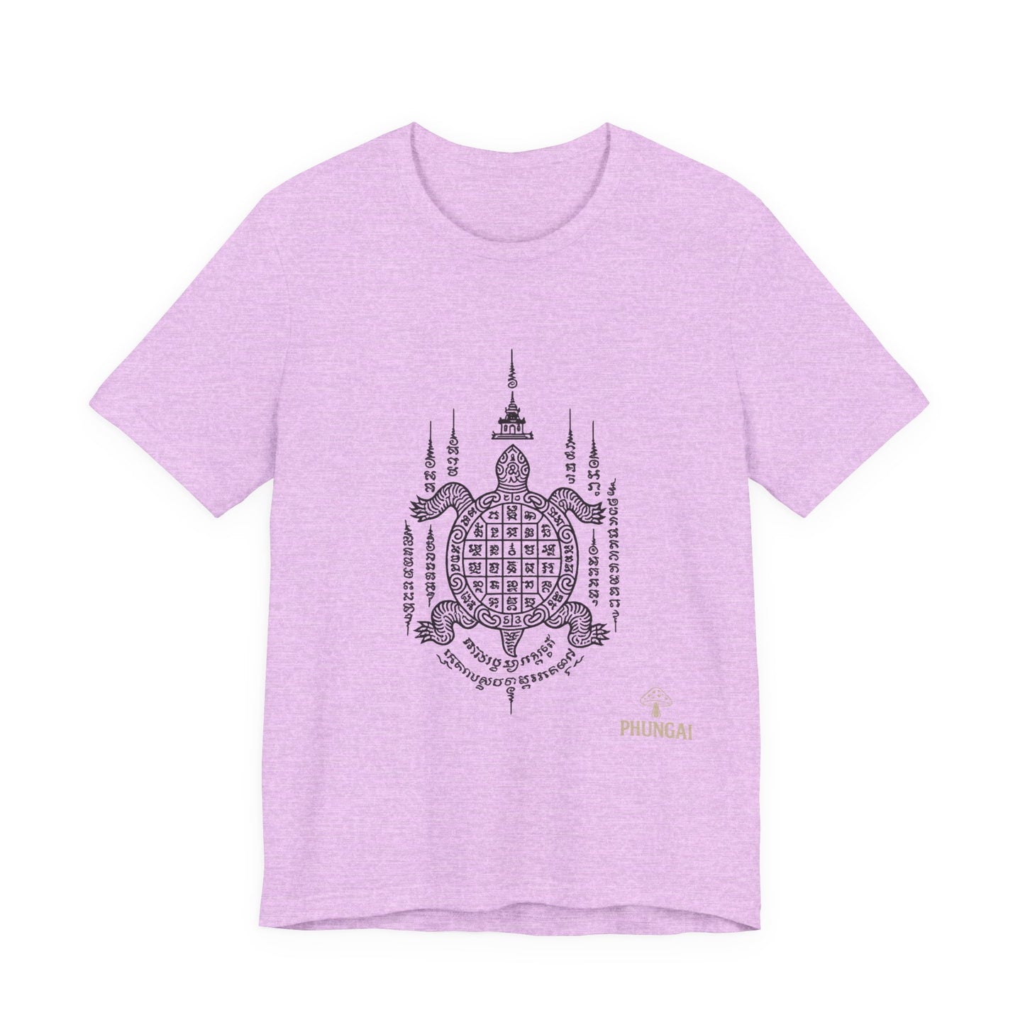 Spiritual Turtle Graphic Tee, Unisex Short Sleeve Shirt, Mindfulness Gift, Boho Fashion, Meditation Wear