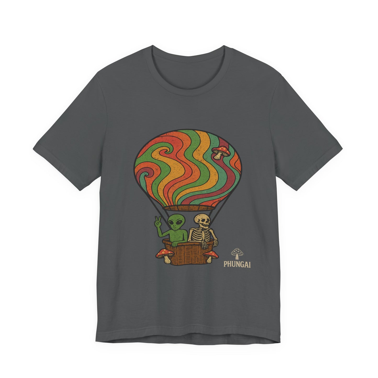 Vintage Hot Air Balloon Tee, Fun Graphic Tee, Unisex Cotton T-Shirt, Perfect Gift for Adventurers, Seasonal Wardrobe Staple