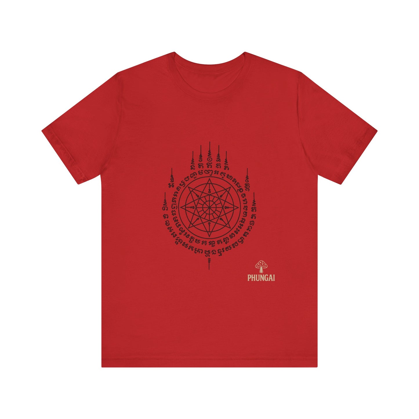 Mystical Pentagram Tee, Unisex Graphic T-Shirt, Boho Style, Occult Fashion, Perfect for Festivals, Everyday Wear, Gift Idea