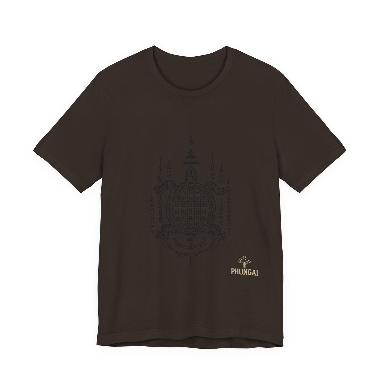 Spiritual Turtle Graphic Tee, Unisex Short Sleeve Shirt, Mindfulness Gift, Boho Fashion, Meditation Wear