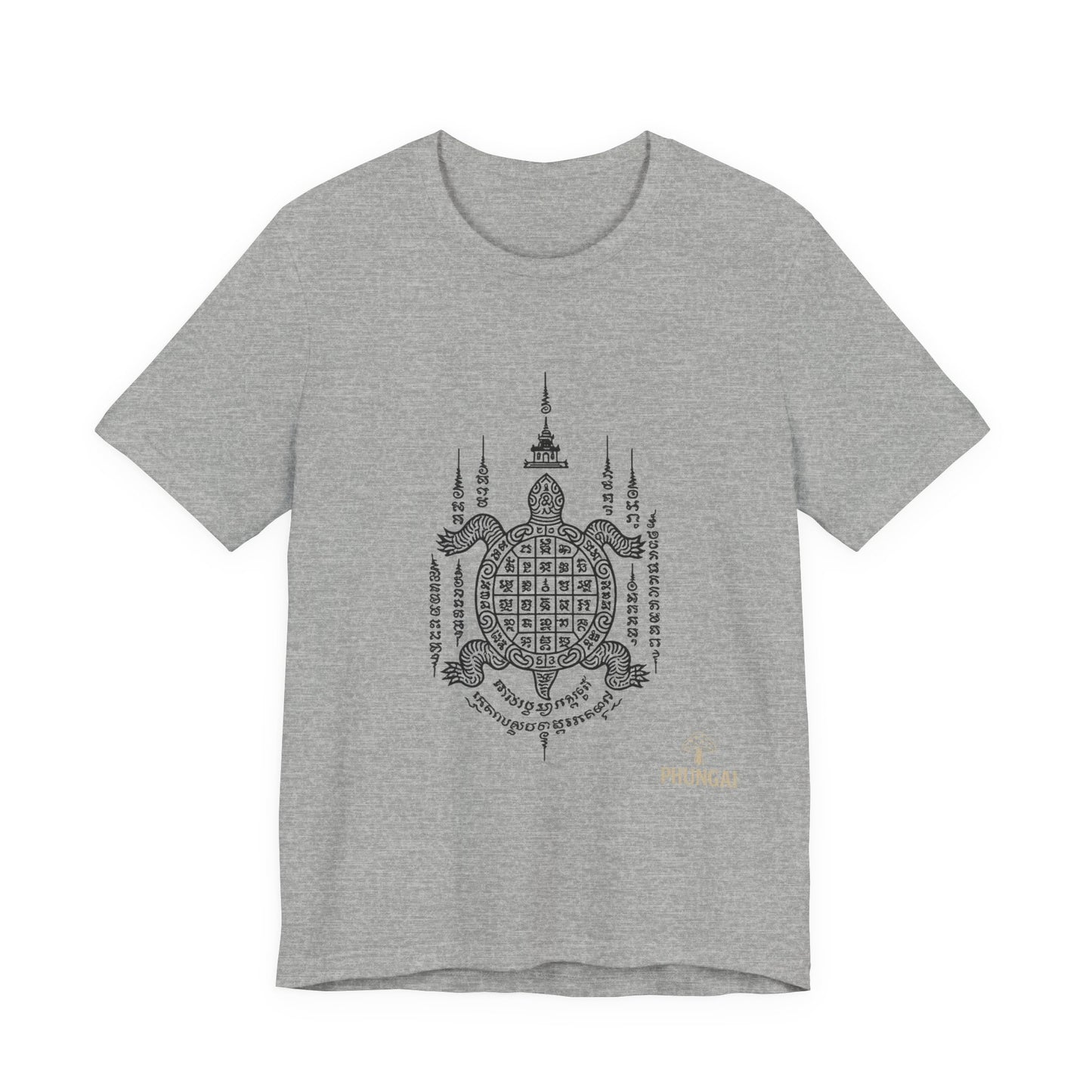 Spiritual Turtle Graphic Tee, Unisex Short Sleeve Shirt, Mindfulness Gift, Boho Fashion, Meditation Wear