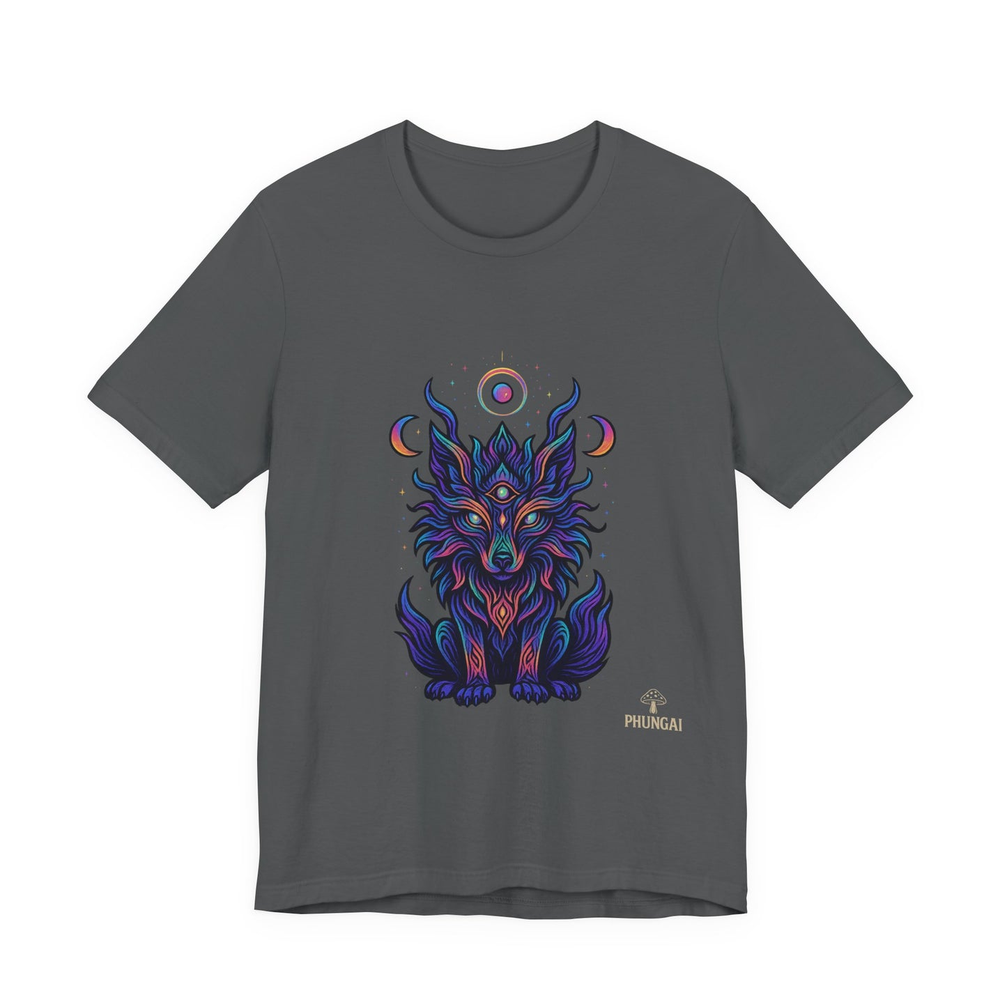 Mystical Wolf Graphic Tee | Boho Vibes, Unisex Shirt, Perfect Gift for Animal Lovers, Spiritual Style, Everyday Wear