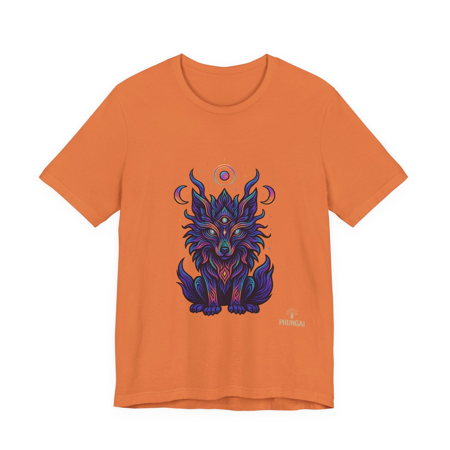 Mystical Wolf Graphic Tee | Boho Vibes, Unisex Shirt, Perfect Gift for Animal Lovers, Spiritual Style, Everyday Wear