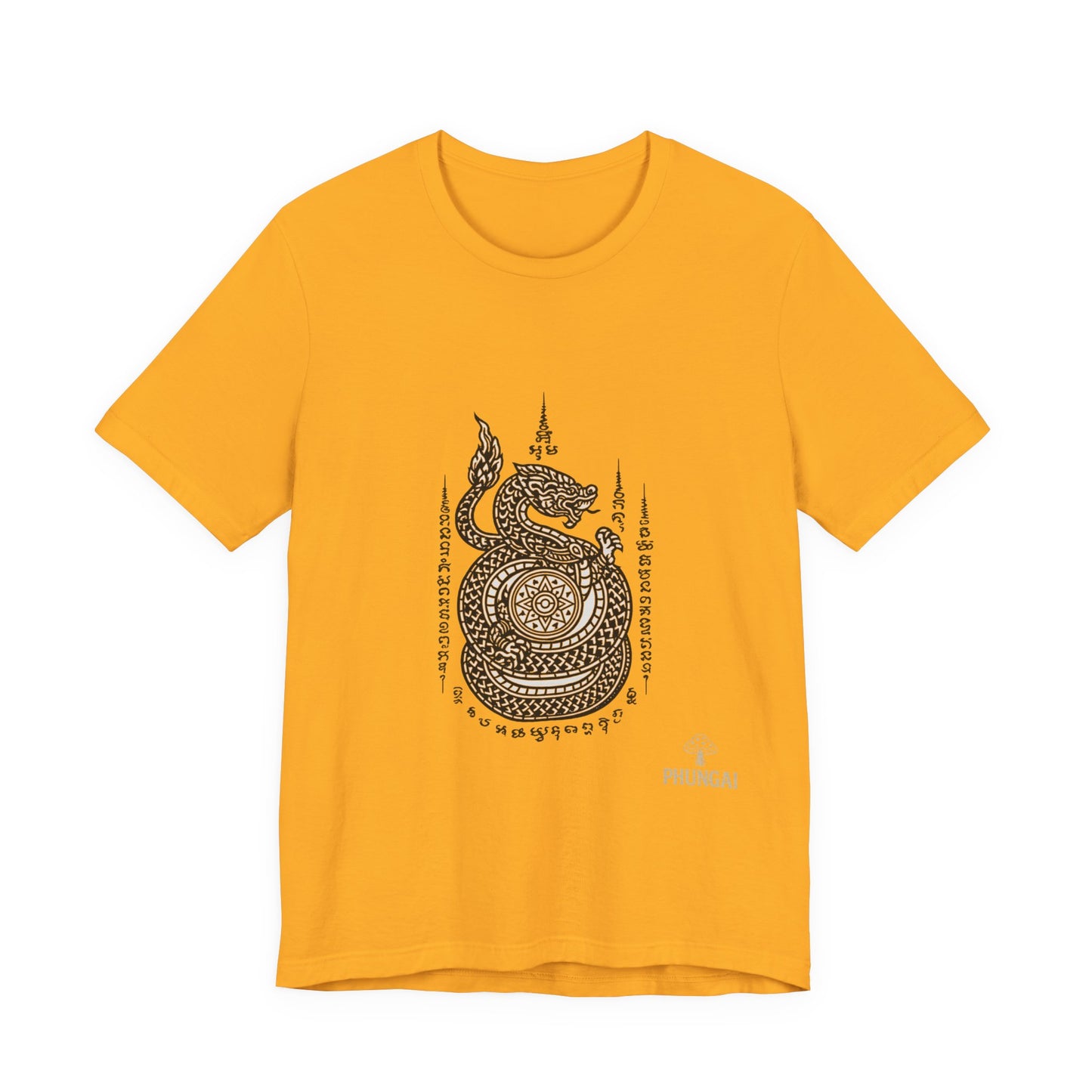 Spiritual Serpent Unisex Tee, Bohemian T-Shirt, Yoga Wear, Gift for Him, Meditation Apparel, Mindfulness Clothing