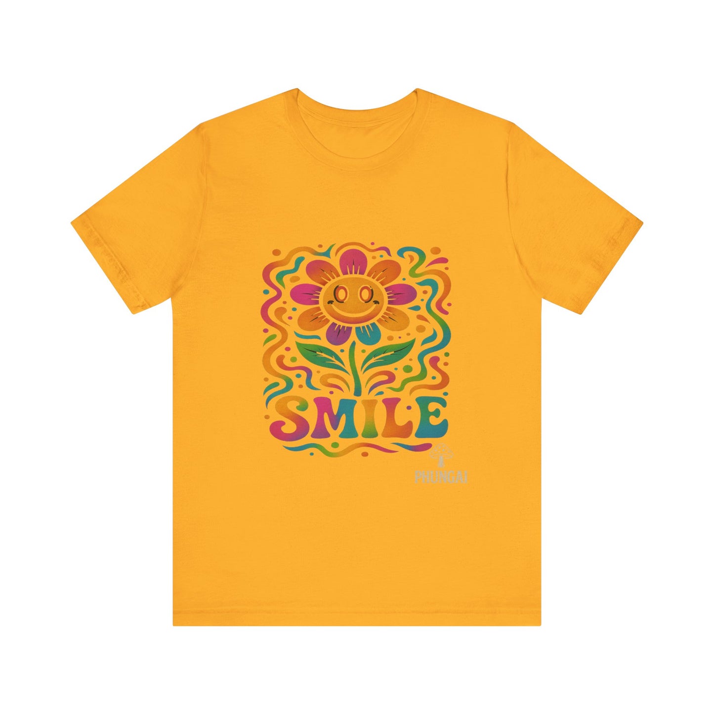 Bright & Cheerful Smile Flower Tee