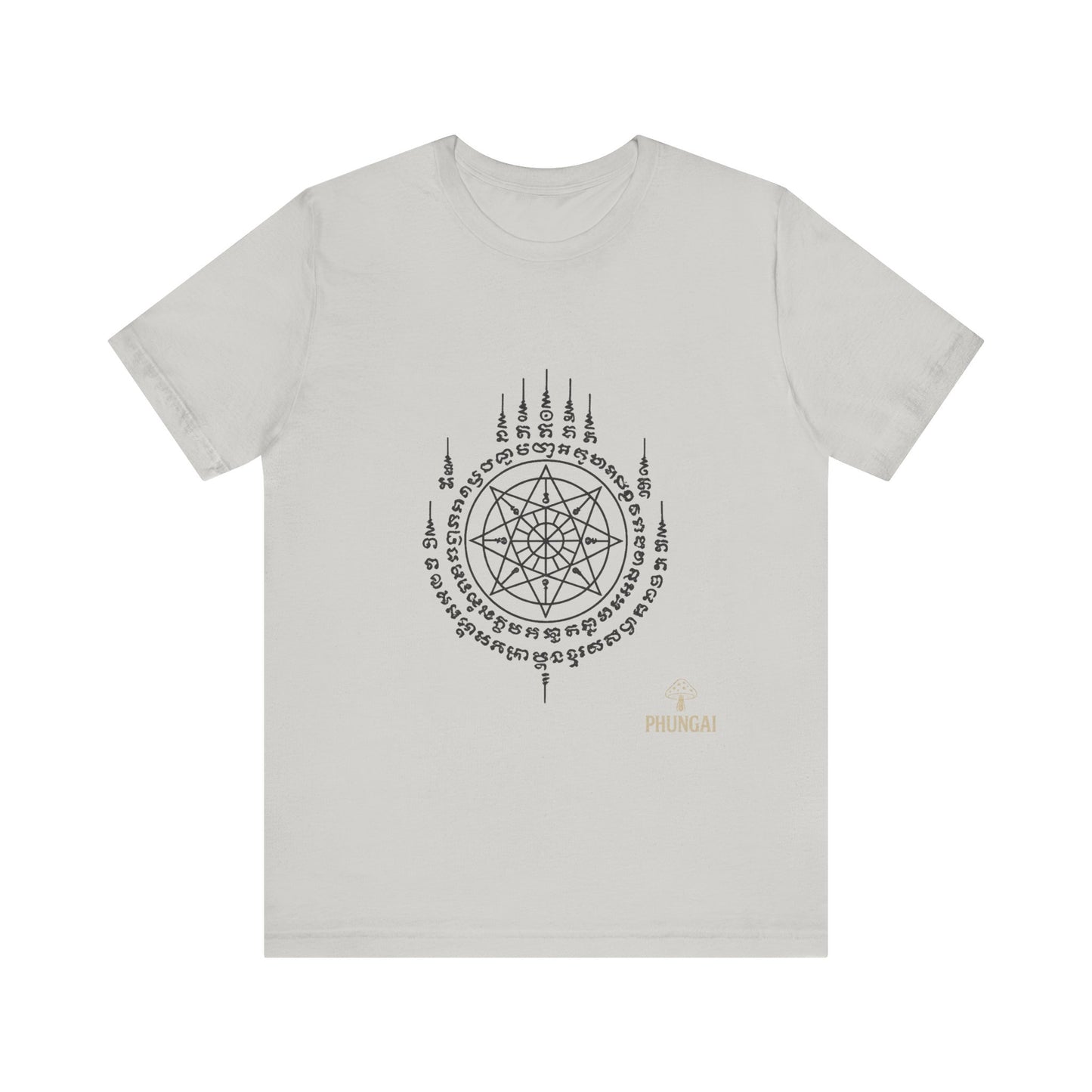 Mystical Pentagram Tee, Unisex Graphic T-Shirt, Boho Style, Occult Fashion, Perfect for Festivals, Everyday Wear, Gift Idea