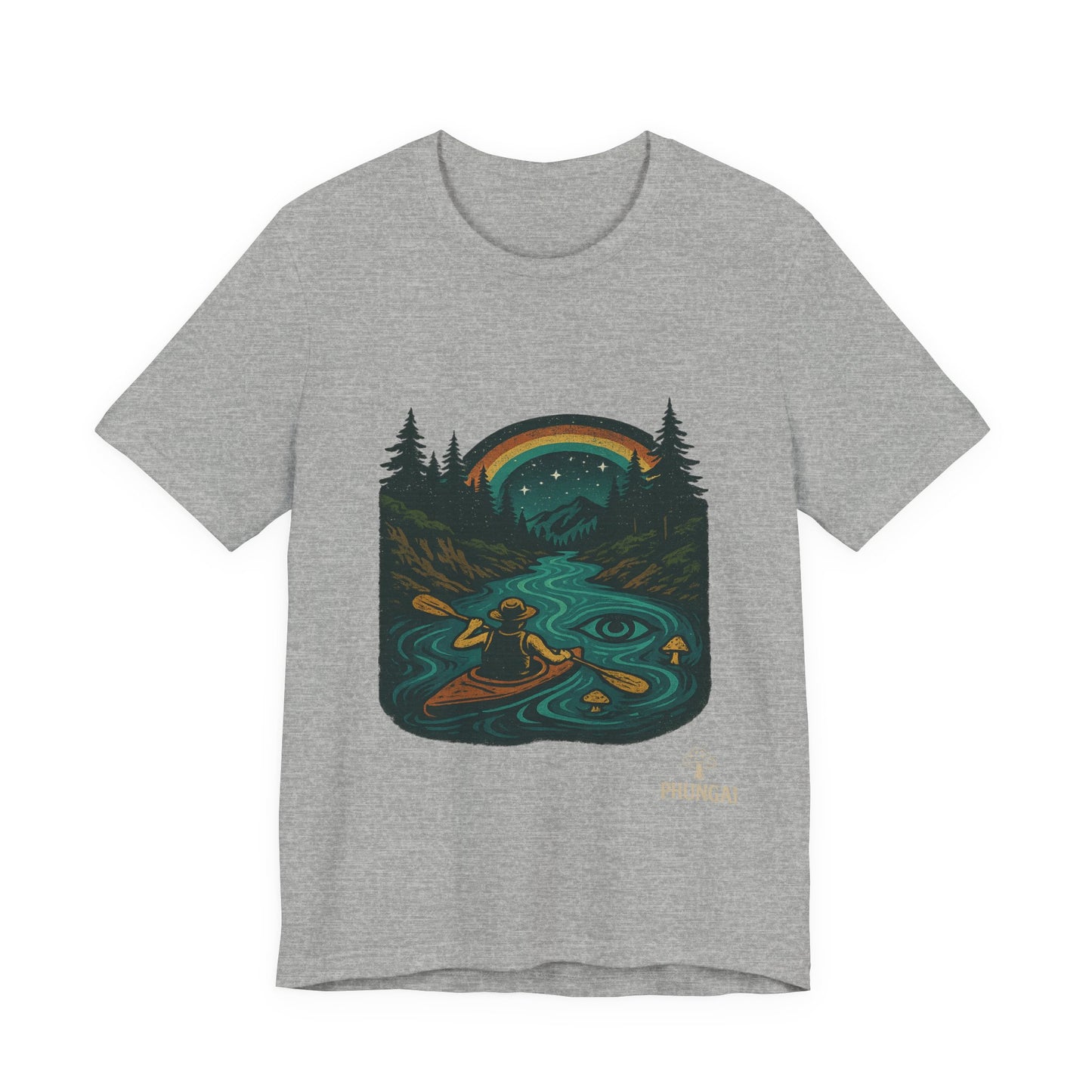 Adventure Awaits Tee, Nature Lover T-Shirt, Kayaking Theme Shirt, Camping Gift Tee, Outdoor Enthusiast Apparel