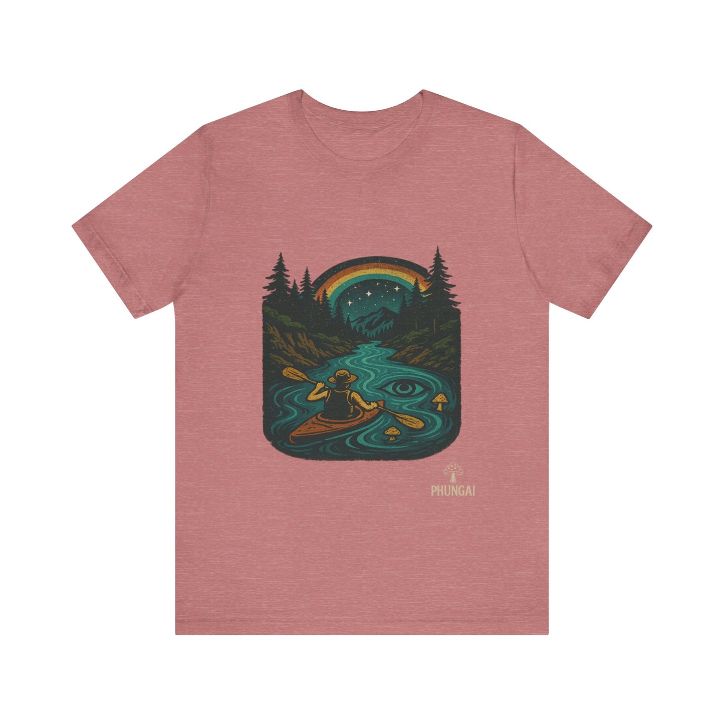 Adventure Awaits Tee, Nature Lover T-Shirt, Kayaking Theme Shirt, Camping Gift Tee, Outdoor Enthusiast Apparel