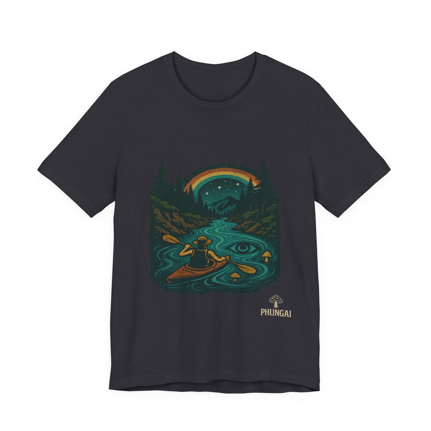 Adventure Awaits Tee, Nature Lover T-Shirt, Kayaking Theme Shirt, Camping Gift Tee, Outdoor Enthusiast Apparel