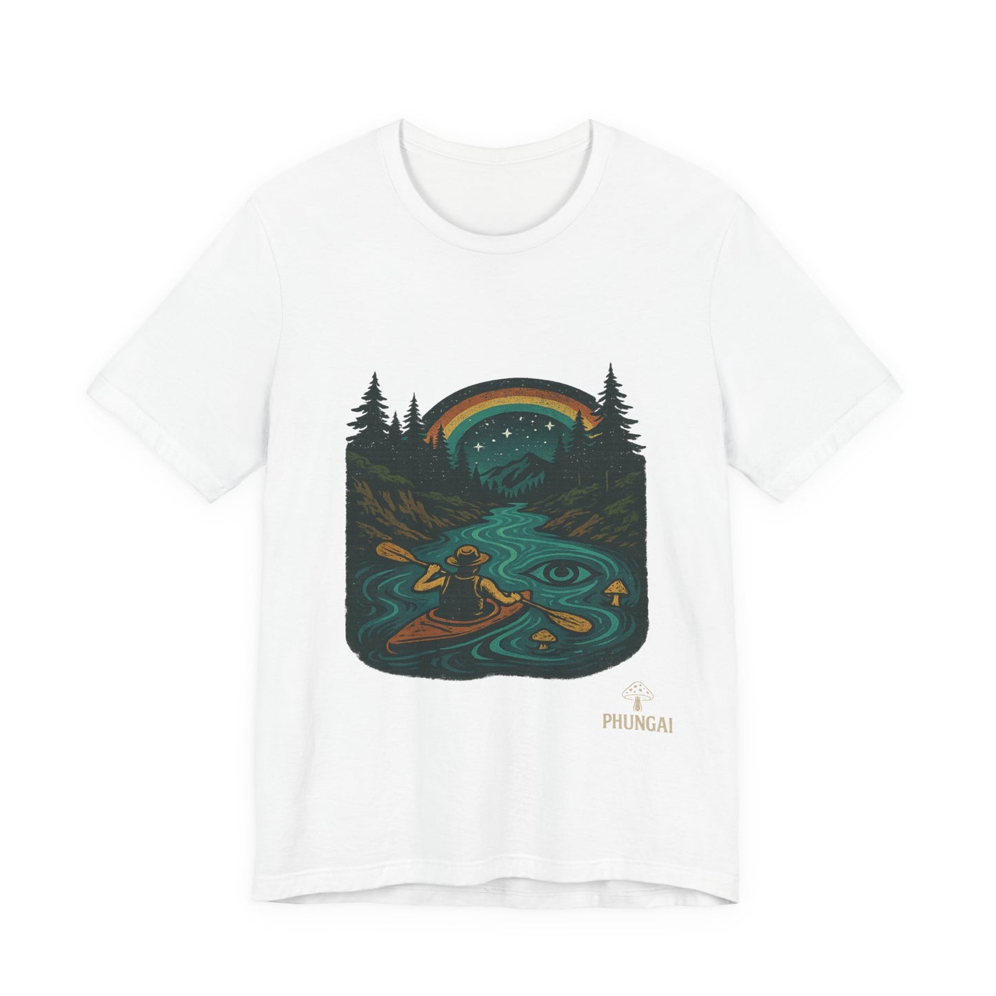 Adventure Awaits Tee, Nature Lover T-Shirt, Kayaking Theme Shirt, Camping Gift Tee, Outdoor Enthusiast Apparel