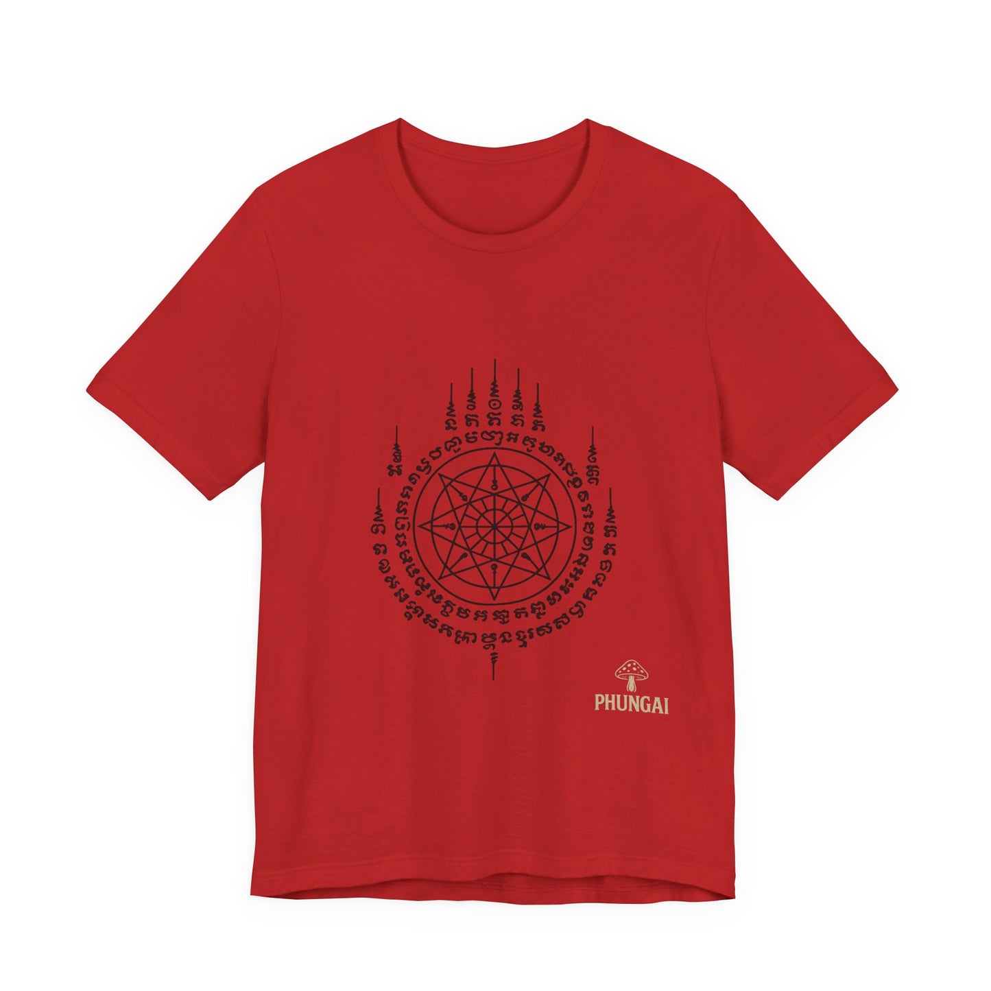 Mystical Pentagram Tee, Unisex Graphic T-Shirt, Boho Style, Occult Fashion, Perfect for Festivals, Everyday Wear, Gift Idea