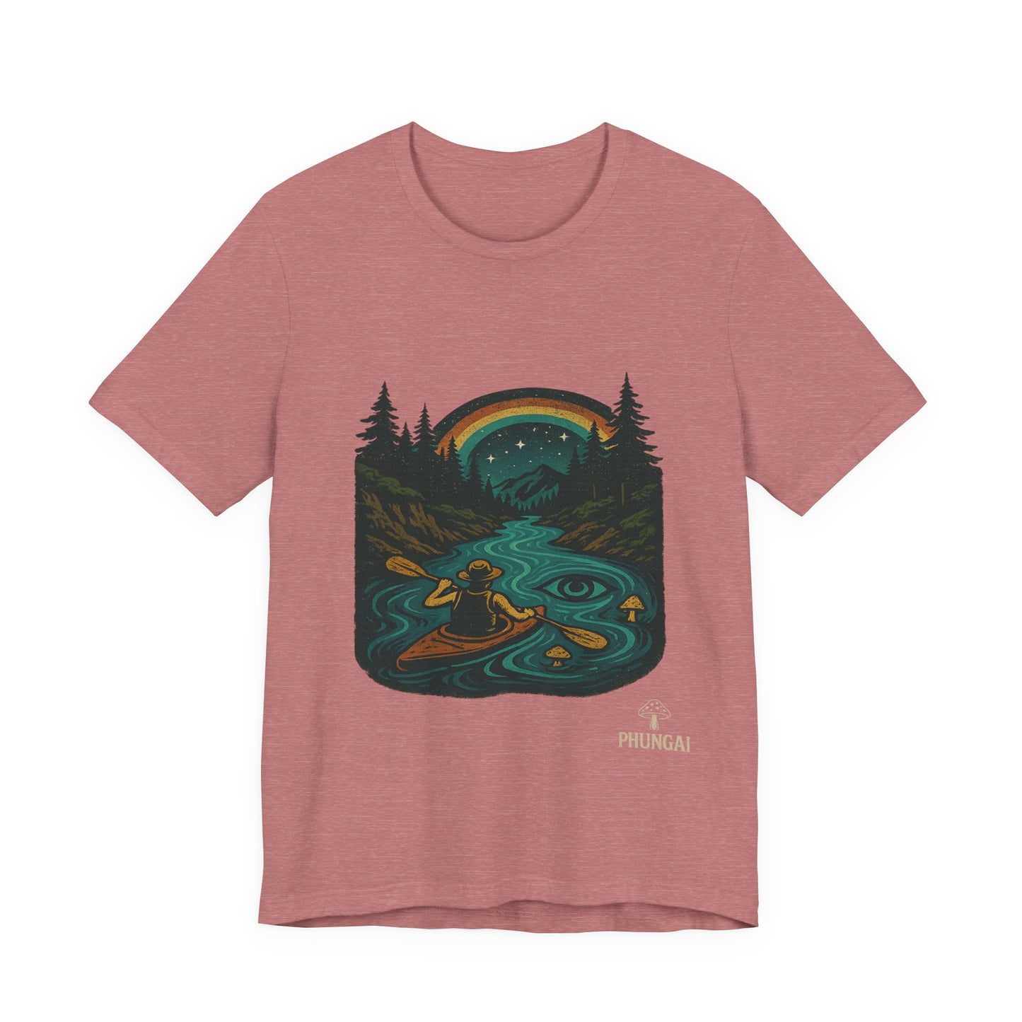 Adventure Awaits Tee, Nature Lover T-Shirt, Kayaking Theme Shirt, Camping Gift Tee, Outdoor Enthusiast Apparel