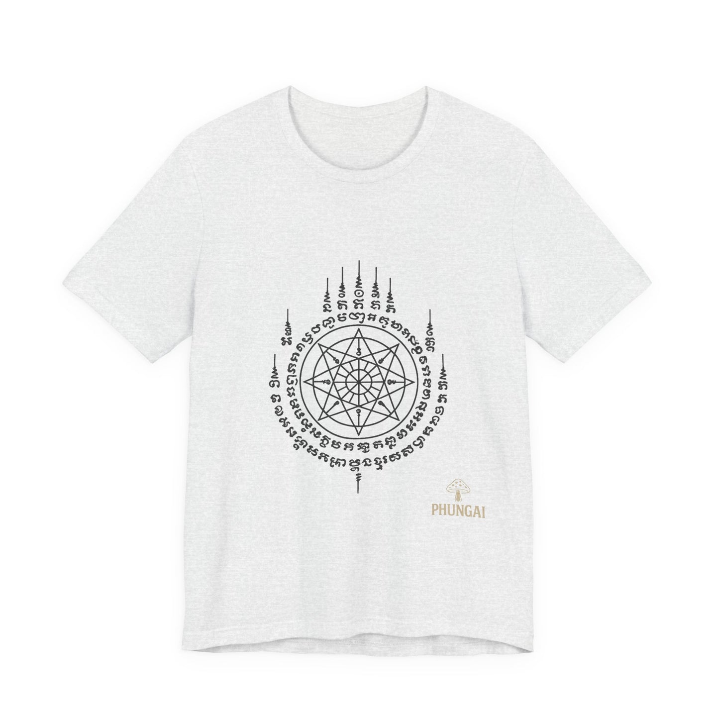 Mystical Pentagram Tee, Unisex Graphic T-Shirt, Boho Style, Occult Fashion, Perfect for Festivals, Everyday Wear, Gift Idea