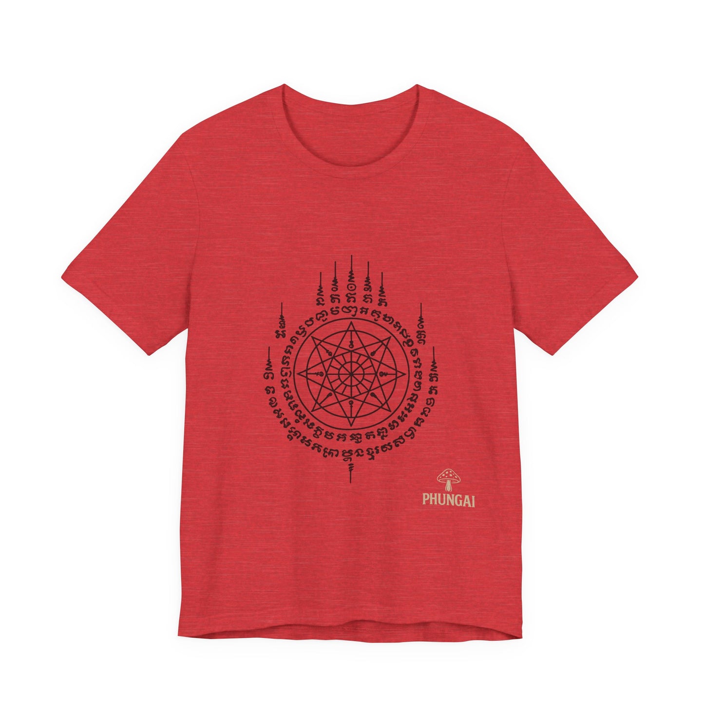 Mystical Pentagram Tee, Unisex Graphic T-Shirt, Boho Style, Occult Fashion, Perfect for Festivals, Everyday Wear, Gift Idea