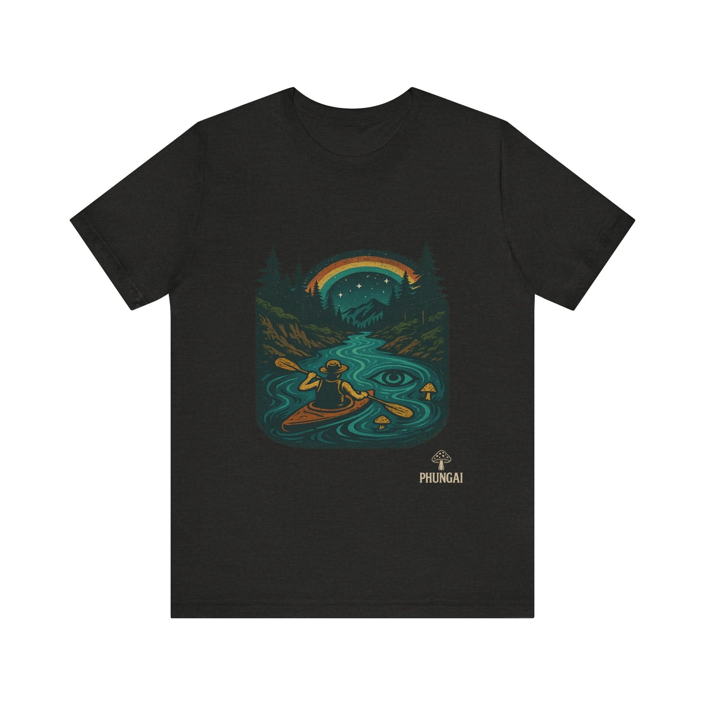 Adventure Awaits Tee, Nature Lover T-Shirt, Kayaking Theme Shirt, Camping Gift Tee, Outdoor Enthusiast Apparel