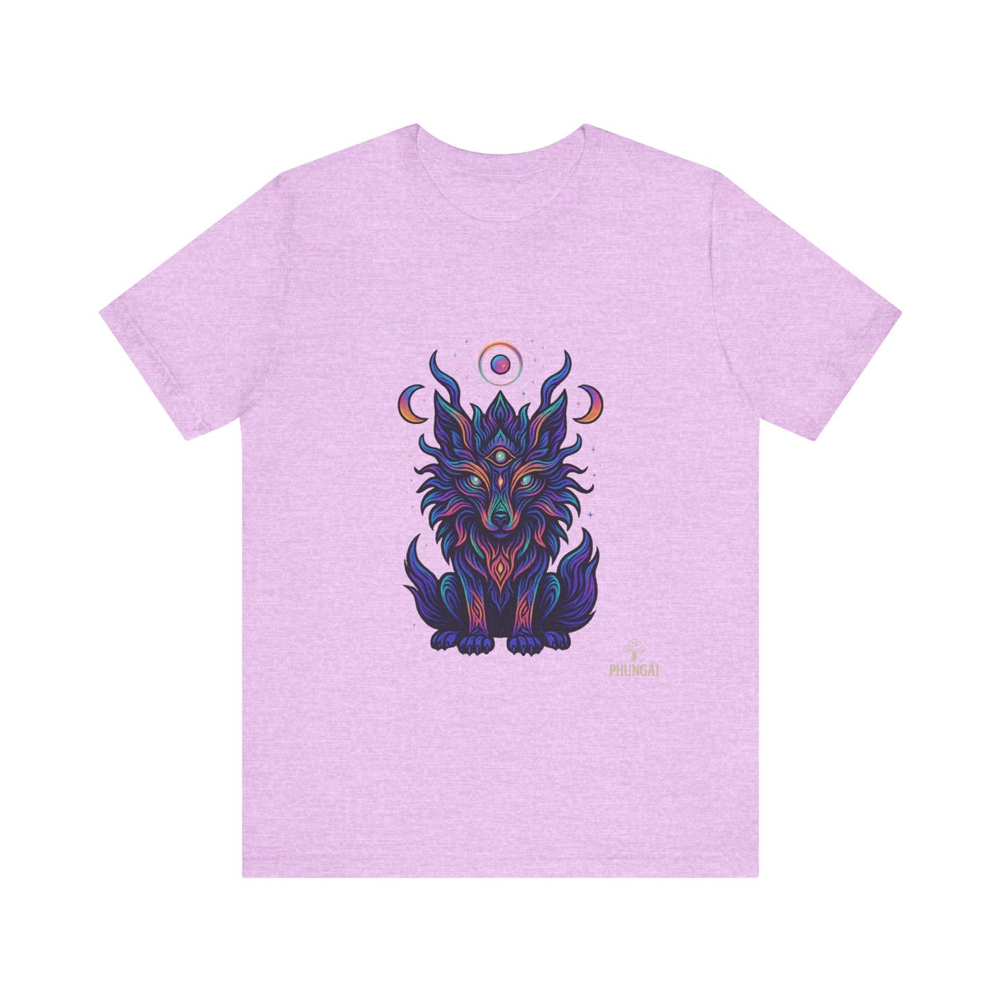 Mystical Wolf Graphic Tee | Boho Vibes, Unisex Shirt, Perfect Gift for Animal Lovers, Spiritual Style, Everyday Wear
