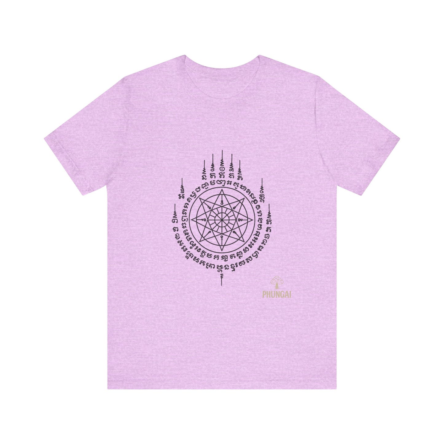 Mystical Pentagram Tee, Unisex Graphic T-Shirt, Boho Style, Occult Fashion, Perfect for Festivals, Everyday Wear, Gift Idea