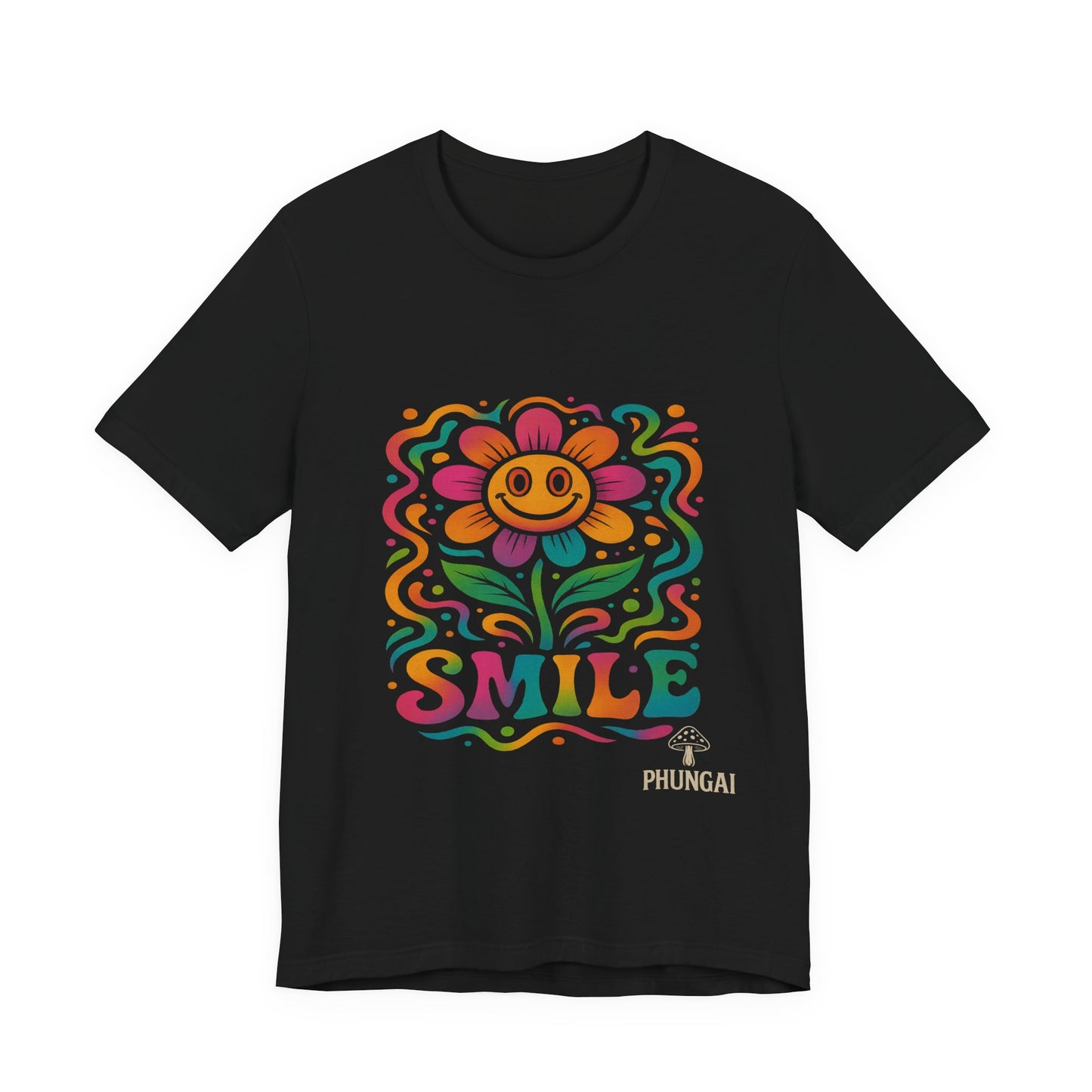 Bright & Cheerful Smile Flower Tee