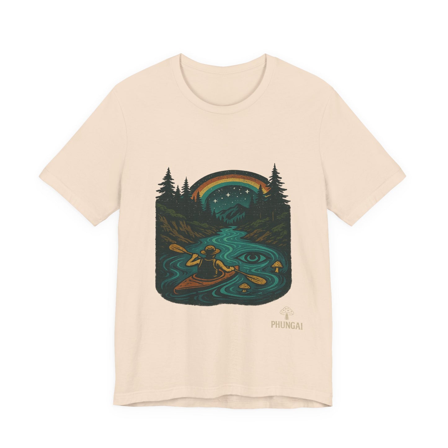 Adventure Awaits Tee, Nature Lover T-Shirt, Kayaking Theme Shirt, Camping Gift Tee, Outdoor Enthusiast Apparel