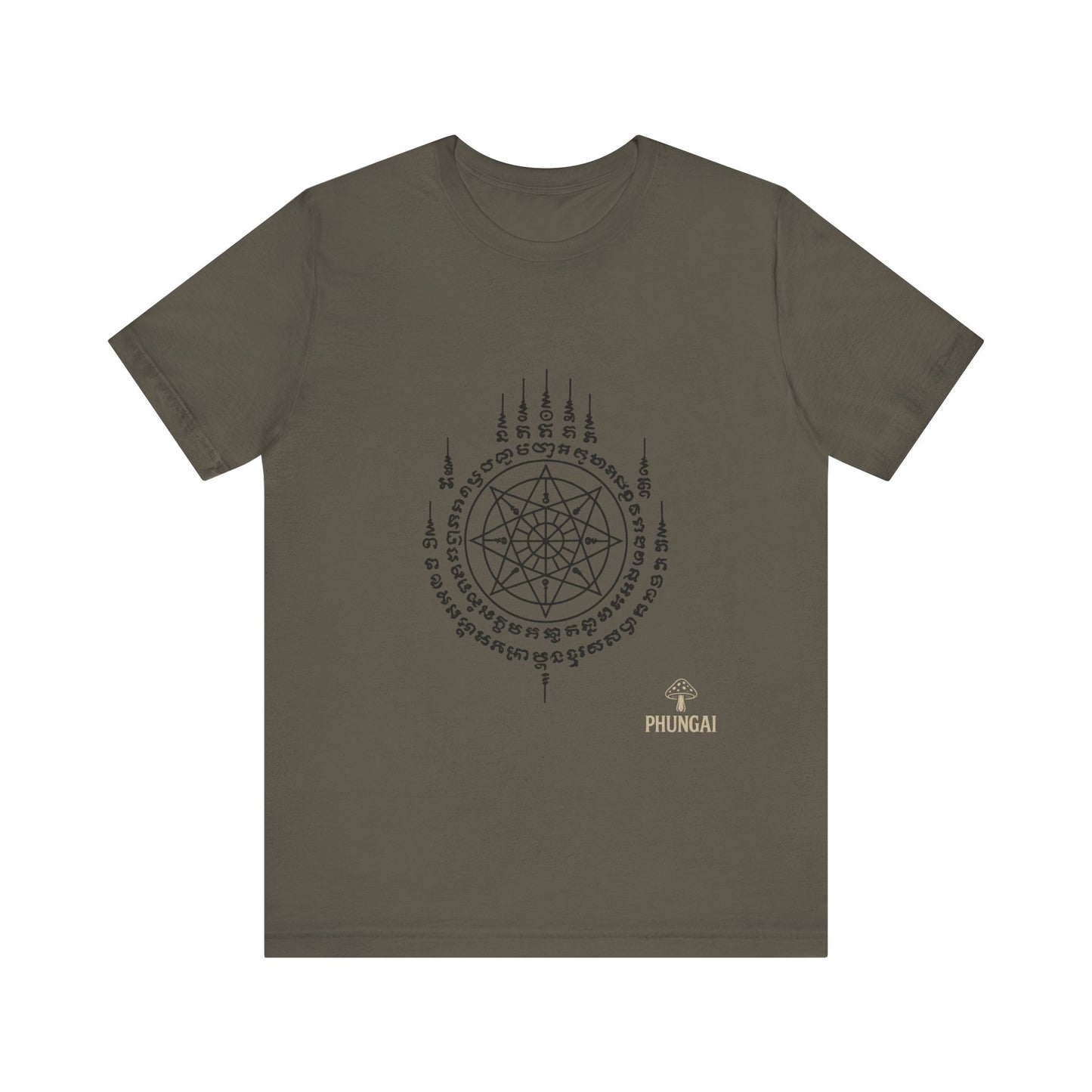 Mystical Pentagram Tee, Unisex Graphic T-Shirt, Boho Style, Occult Fashion, Perfect for Festivals, Everyday Wear, Gift Idea