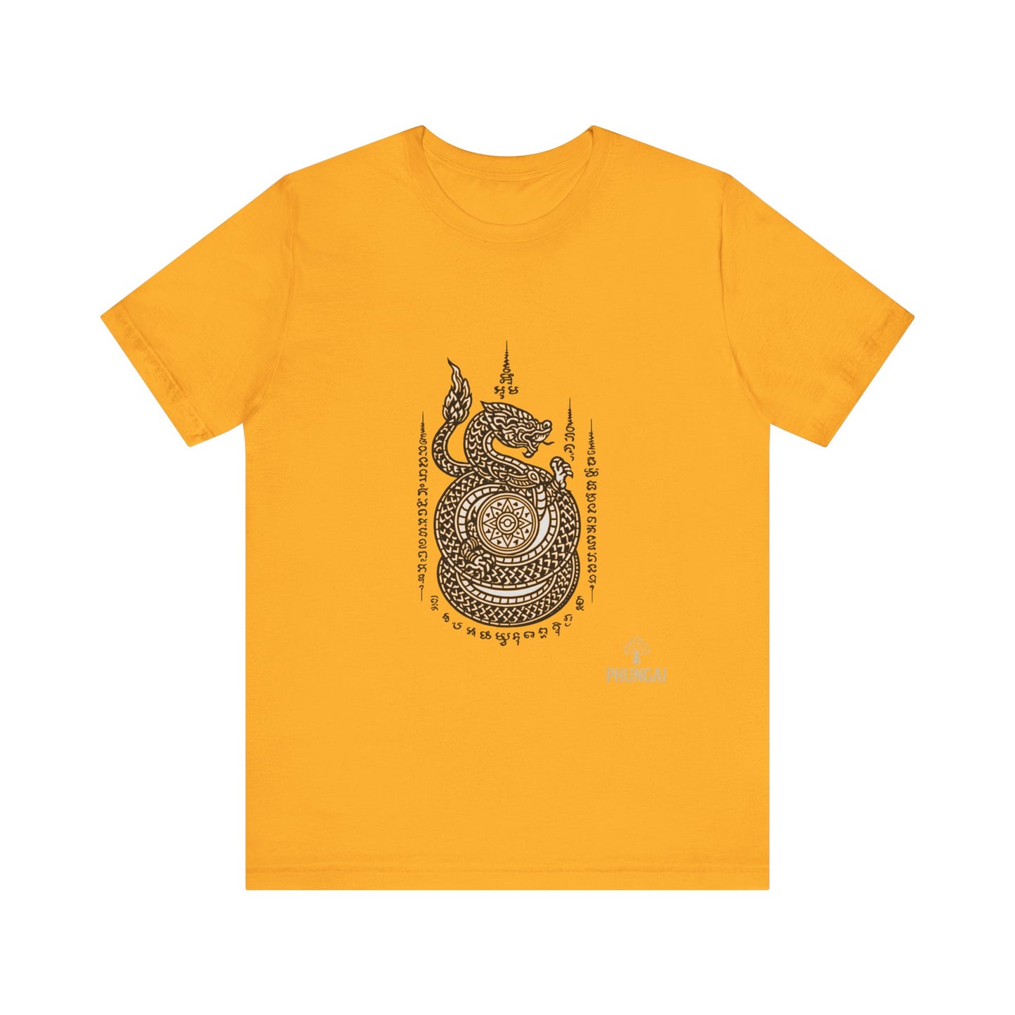 Spiritual Serpent Unisex Tee, Bohemian T-Shirt, Yoga Wear, Gift for Him, Meditation Apparel, Mindfulness Clothing
