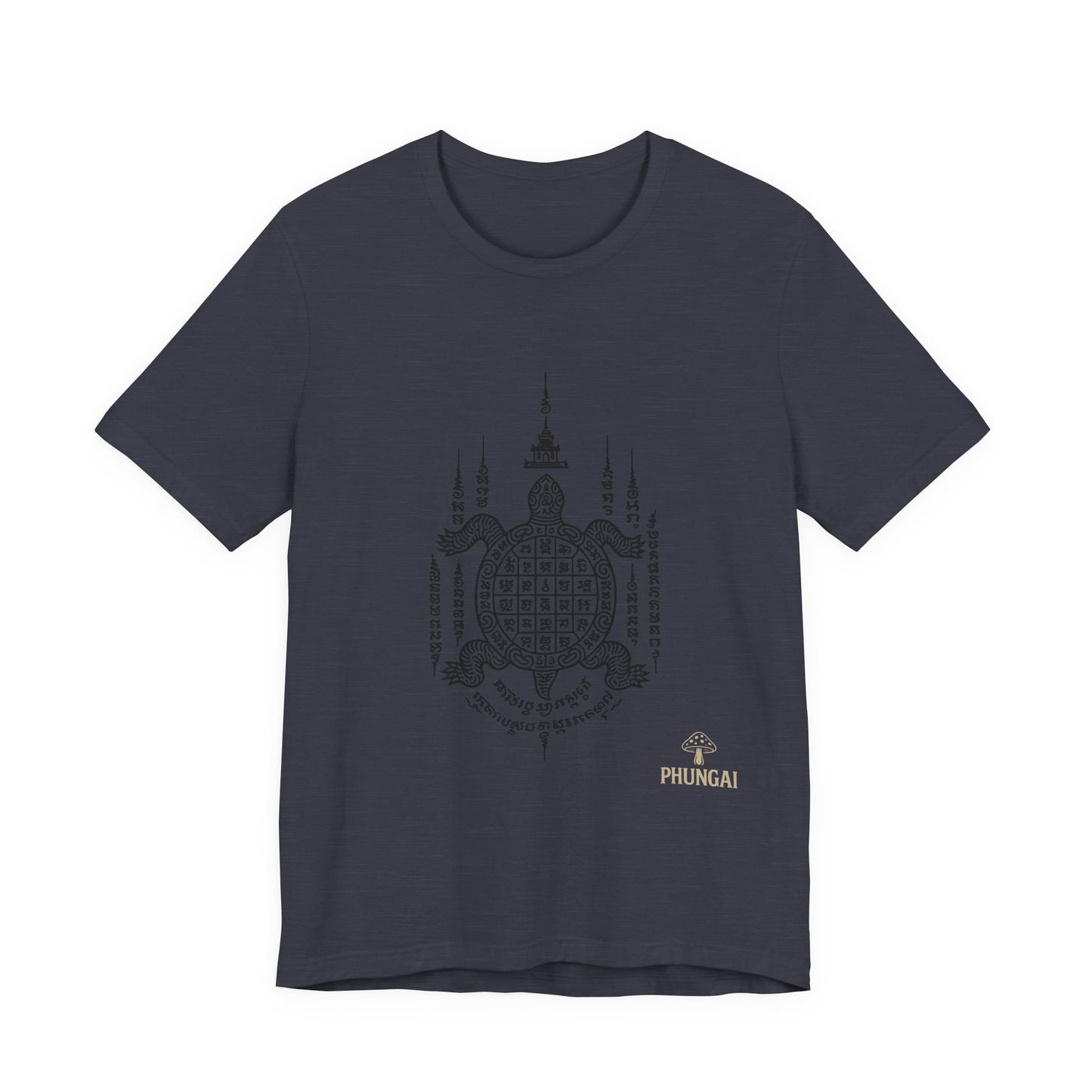 Spiritual Turtle Graphic Tee, Unisex Short Sleeve Shirt, Mindfulness Gift, Boho Fashion, Meditation Wear