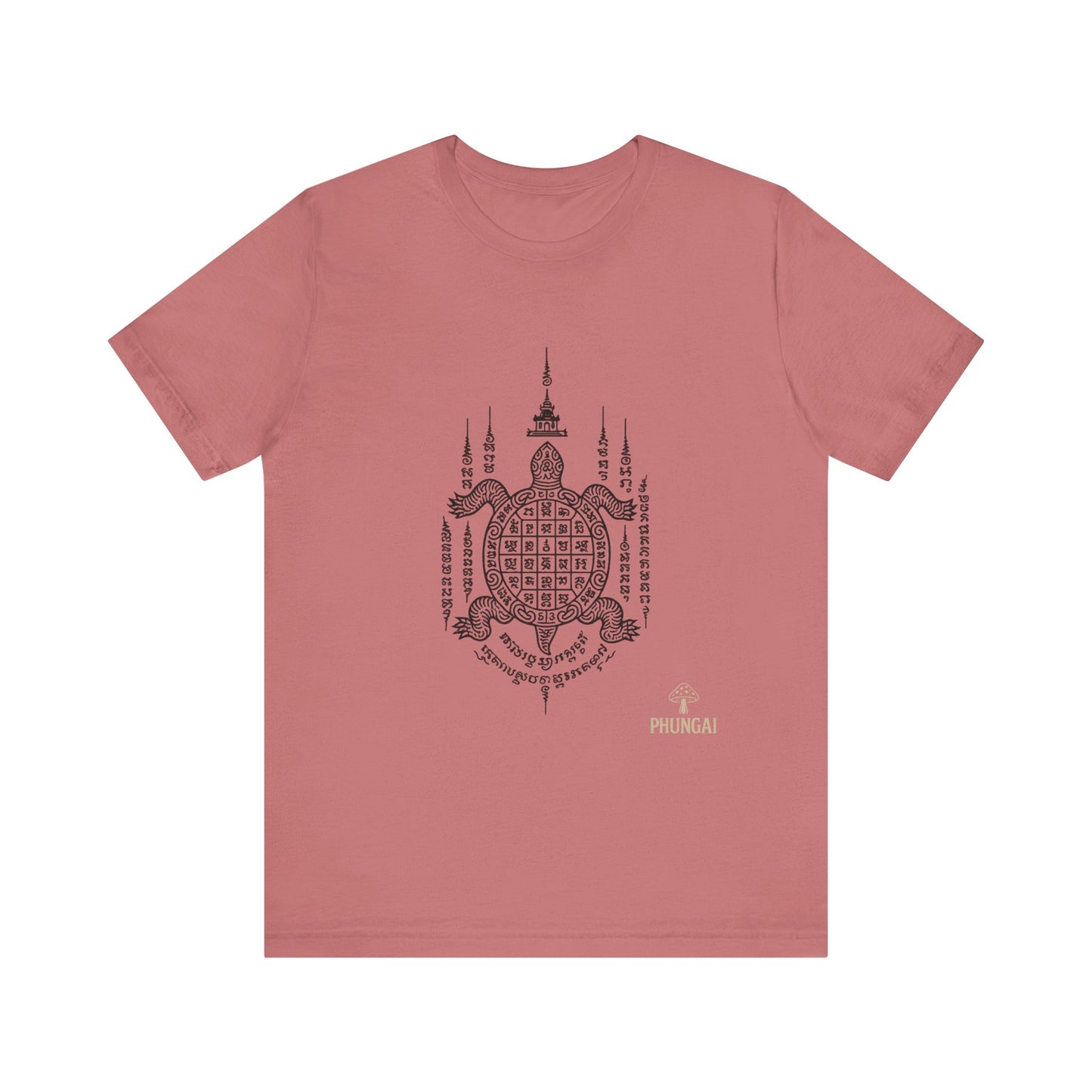Spiritual Turtle Graphic Tee, Unisex Short Sleeve Shirt, Mindfulness Gift, Boho Fashion, Meditation Wear