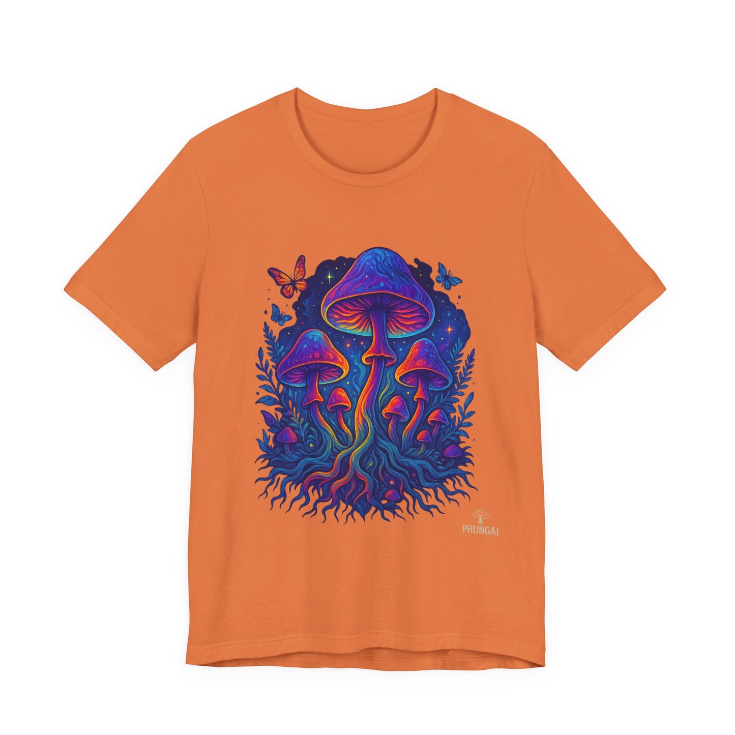 Mystical Mushroom Tee | Unisex Jersey Short Sleeve Shirt, Bohemian T-Shirt, Nature Lover Gift, Psychedelic Art Tee, Festival Apparel