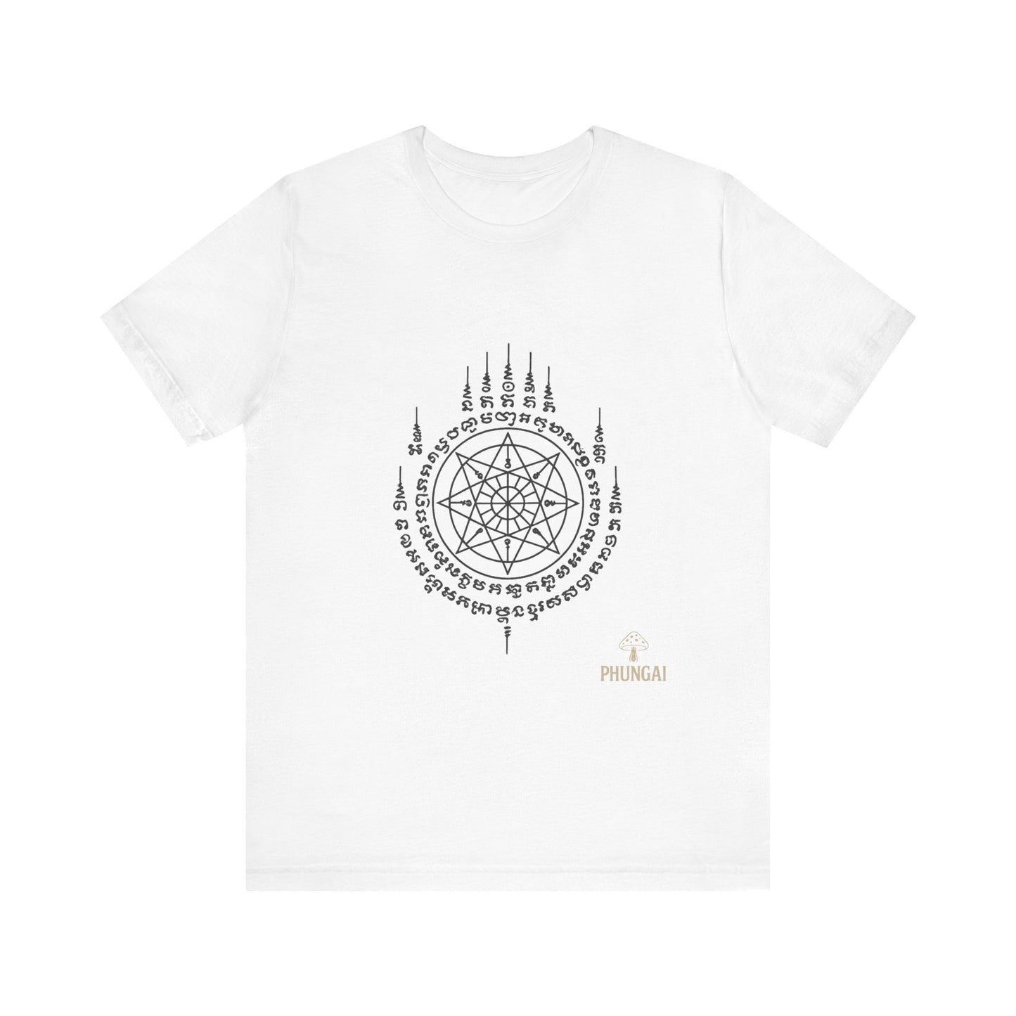 Mystical Pentagram Tee, Unisex Graphic T-Shirt, Boho Style, Occult Fashion, Perfect for Festivals, Everyday Wear, Gift Idea