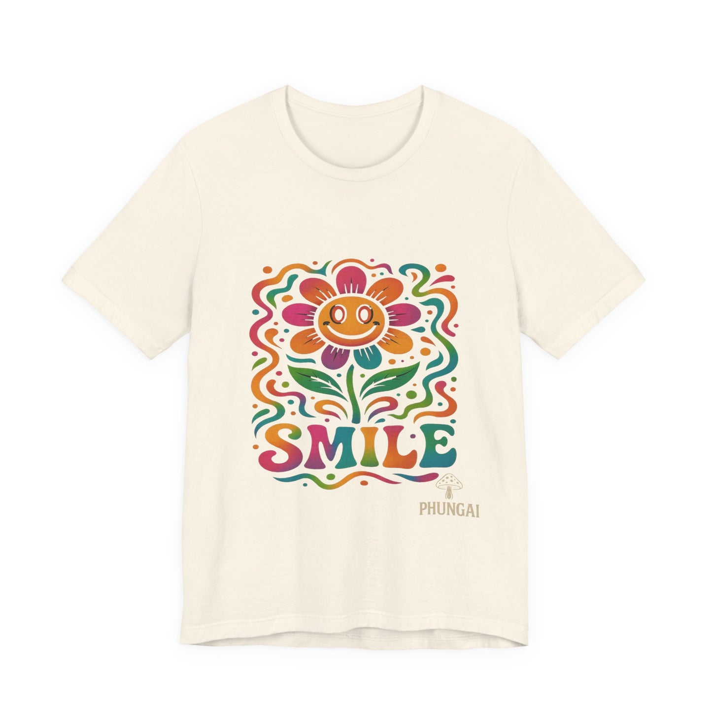 Bright & Cheerful Smile Flower Tee