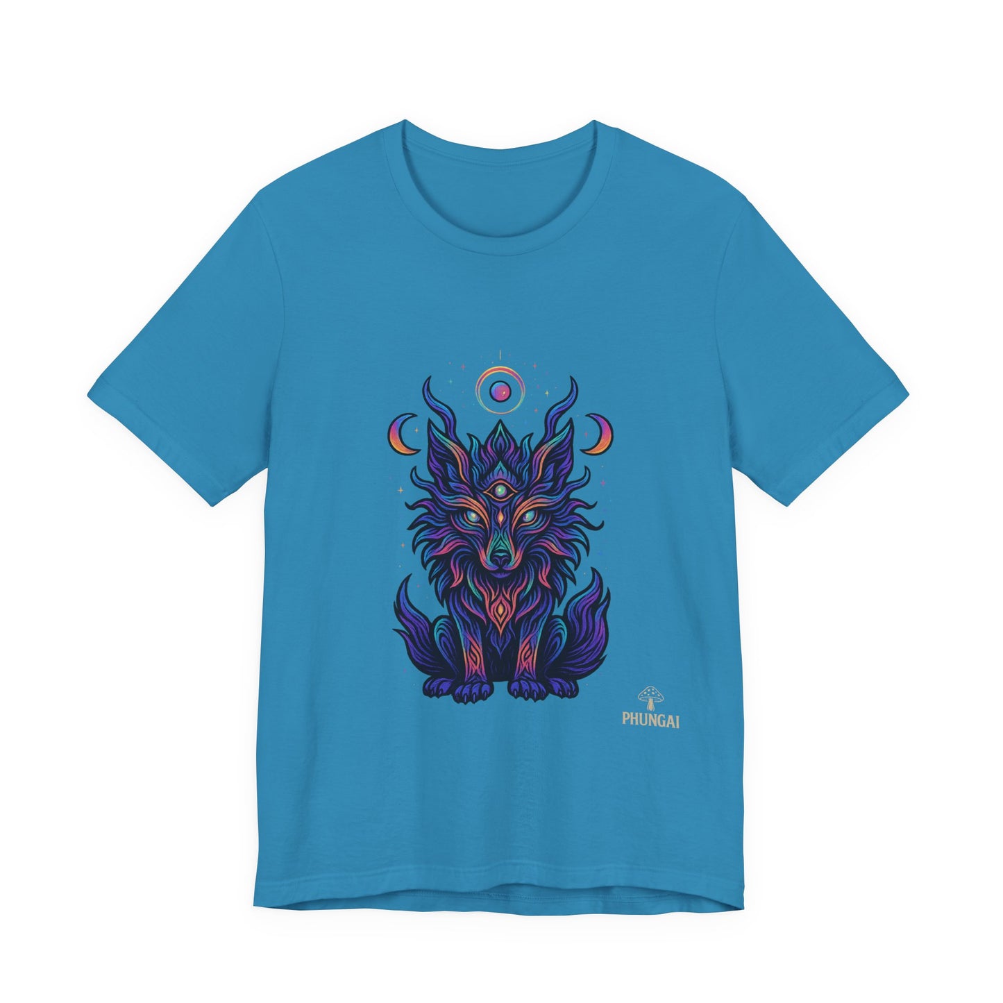Mystical Wolf Graphic Tee | Boho Vibes, Unisex Shirt, Perfect Gift for Animal Lovers, Spiritual Style, Everyday Wear
