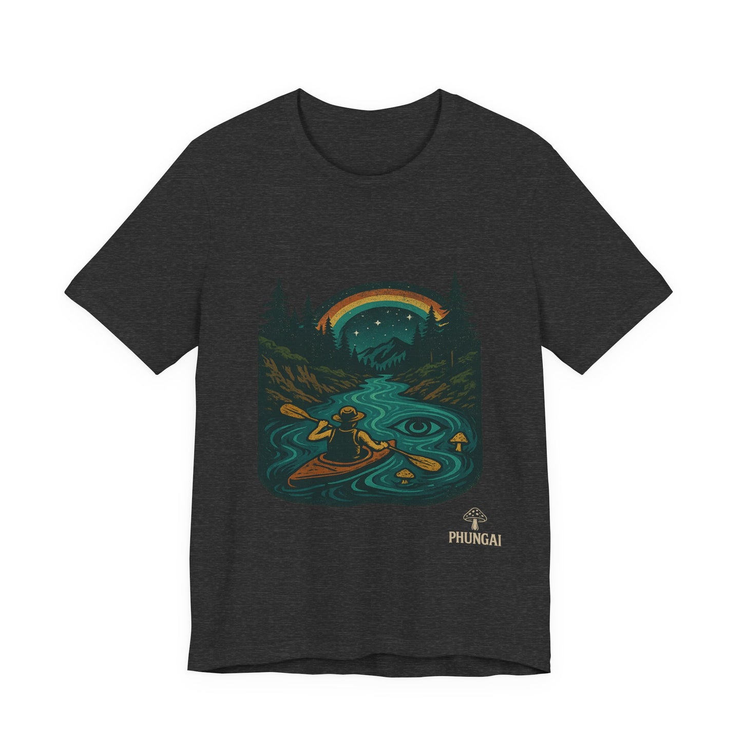 Adventure Awaits Tee, Nature Lover T-Shirt, Kayaking Theme Shirt, Camping Gift Tee, Outdoor Enthusiast Apparel