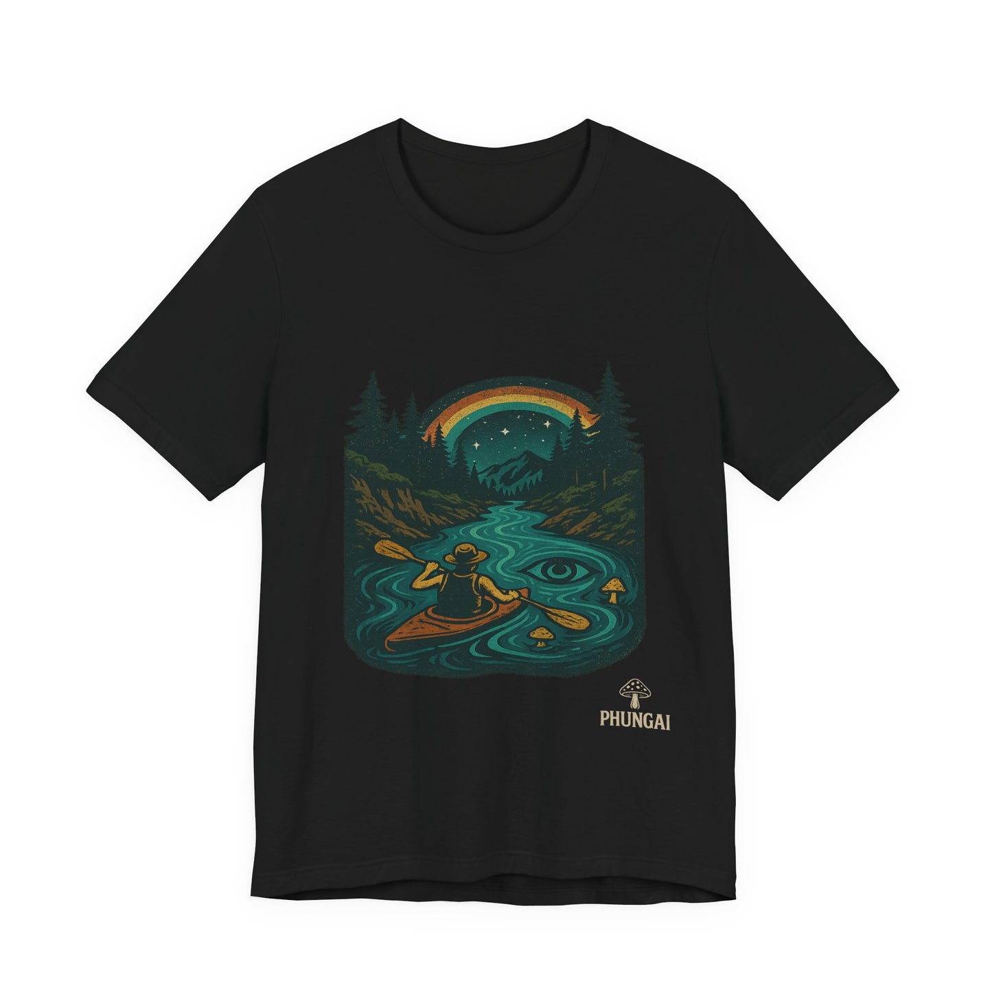 Adventure Awaits Tee, Nature Lover T-Shirt, Kayaking Theme Shirt, Camping Gift Tee, Outdoor Enthusiast Apparel