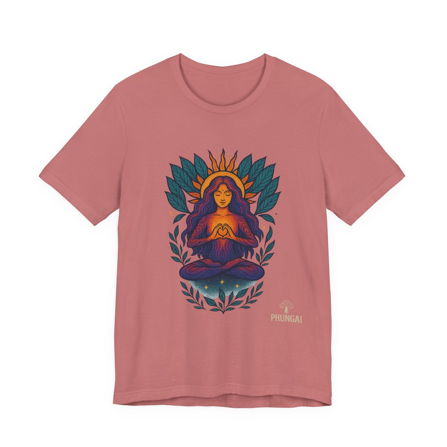 Meditation Goddess Tee | Unisex Spiritual T-Shirt, Yoga Shirt, Mindfulness Top, Gift for Yogis, Boho Style Tee
