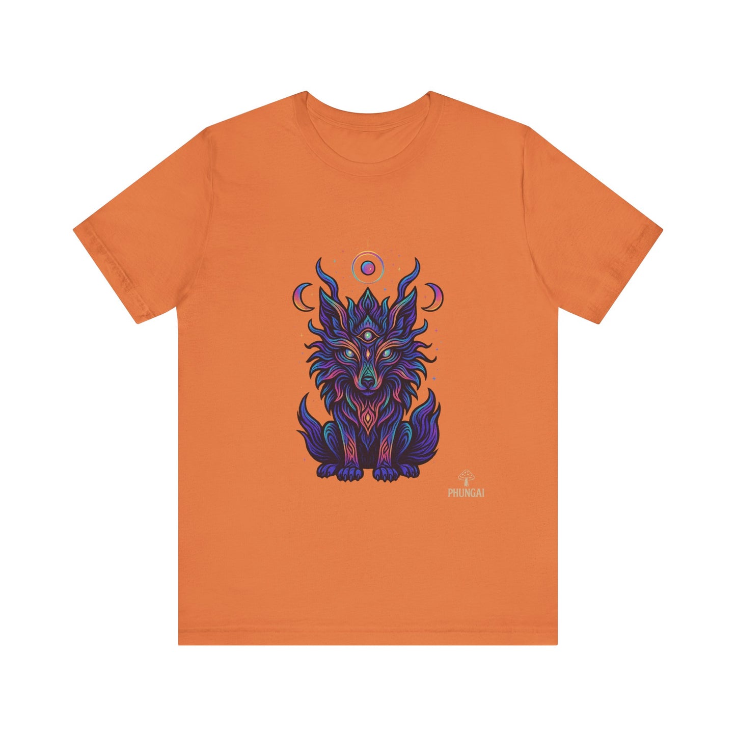 Mystical Wolf Graphic Tee | Boho Vibes, Unisex Shirt, Perfect Gift for Animal Lovers, Spiritual Style, Everyday Wear