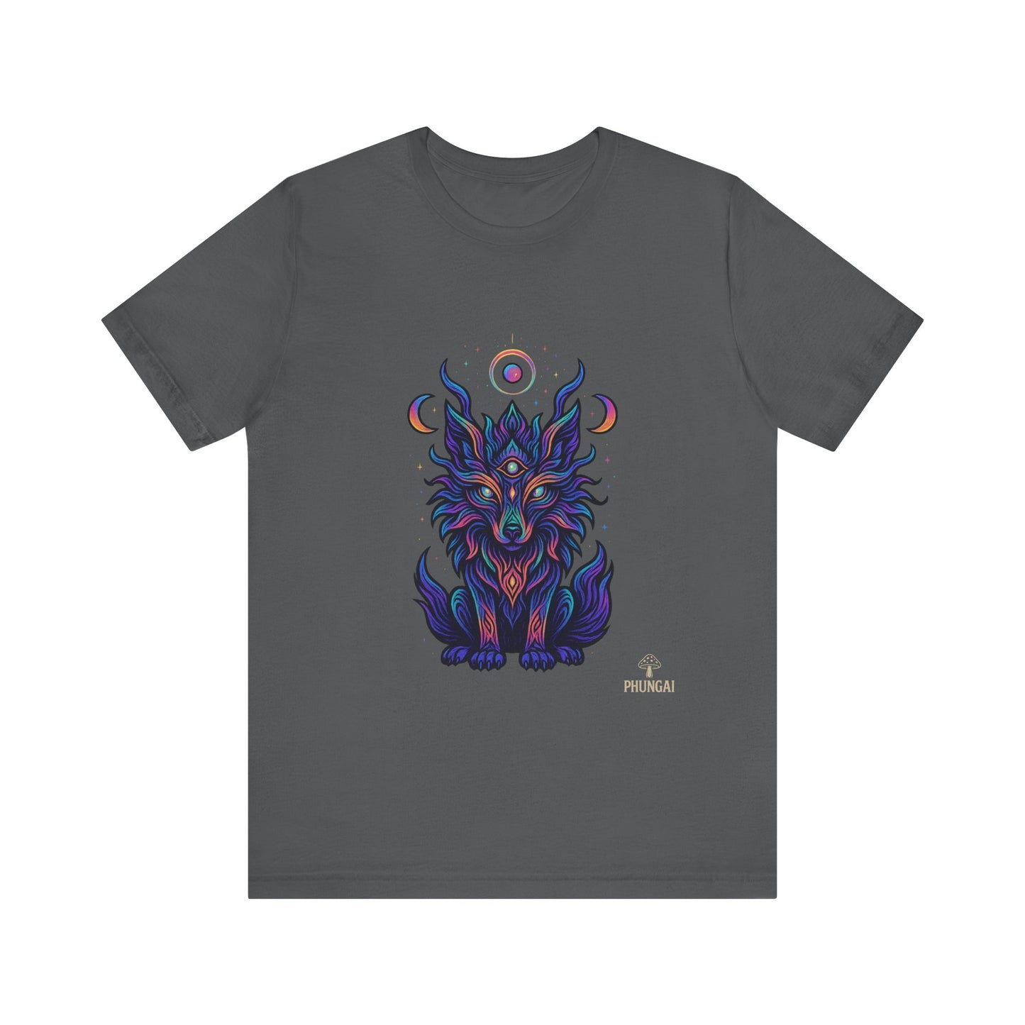 Mystical Wolf Graphic Tee | Boho Vibes, Unisex Shirt, Perfect Gift for Animal Lovers, Spiritual Style, Everyday Wear