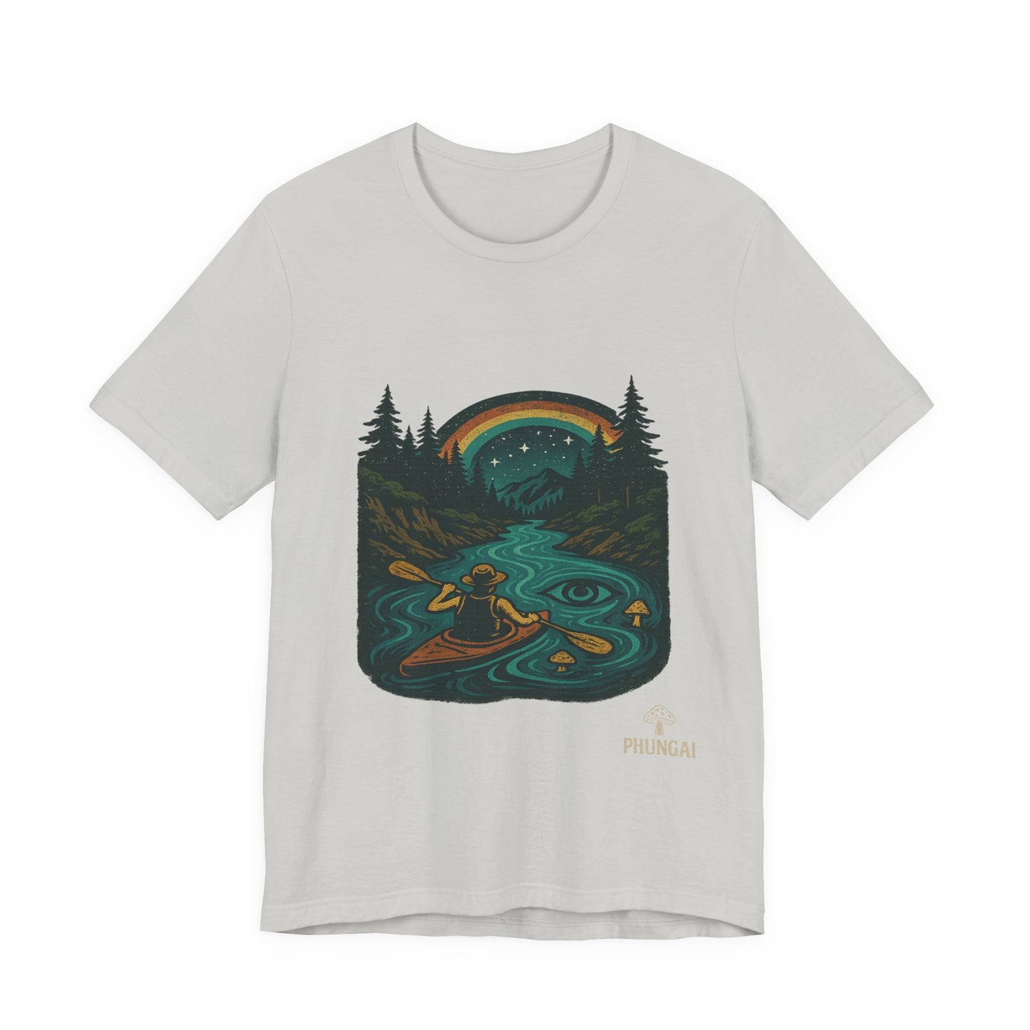 Adventure Awaits Tee, Nature Lover T-Shirt, Kayaking Theme Shirt, Camping Gift Tee, Outdoor Enthusiast Apparel