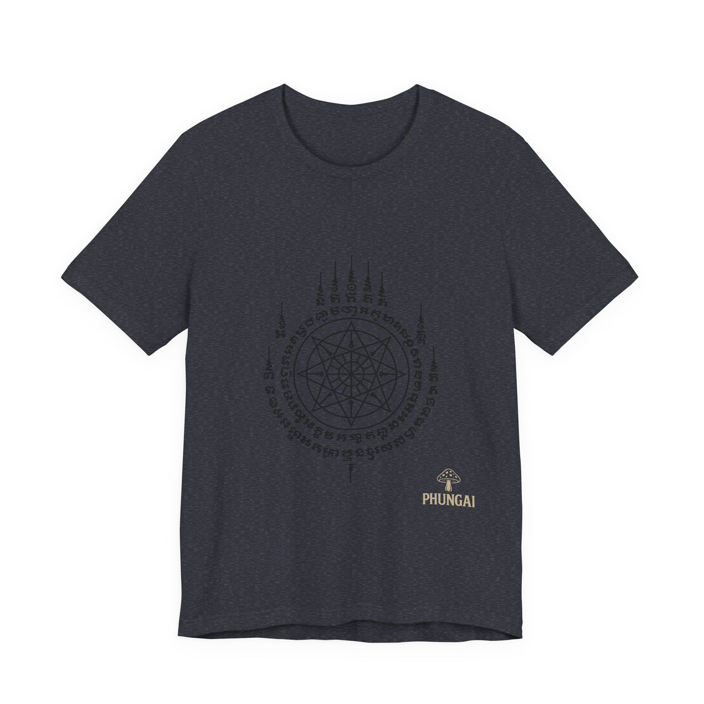 Mystical Pentagram Tee, Unisex Graphic T-Shirt, Boho Style, Occult Fashion, Perfect for Festivals, Everyday Wear, Gift Idea