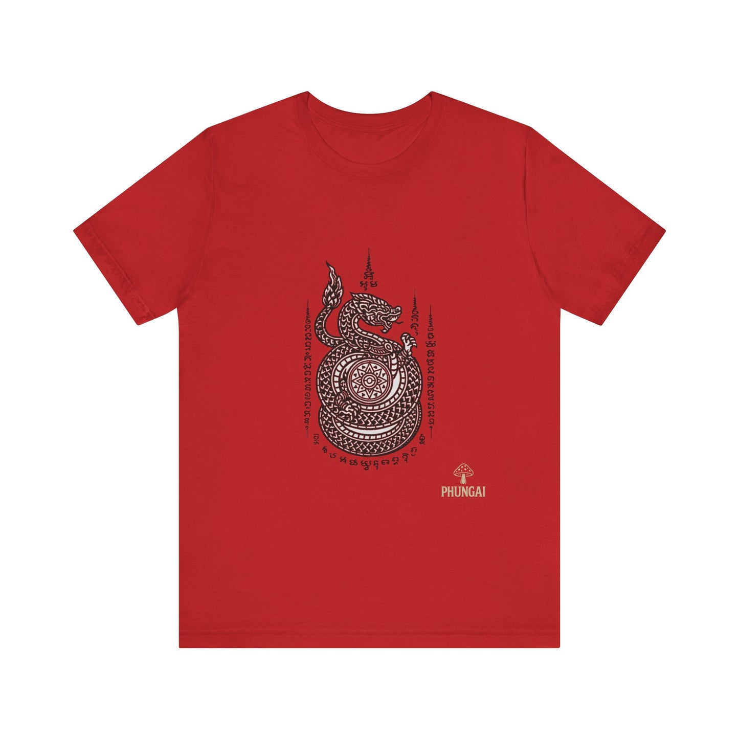 Spiritual Serpent Unisex Tee, Bohemian T-Shirt, Yoga Wear, Gift for Him, Meditation Apparel, Mindfulness Clothing