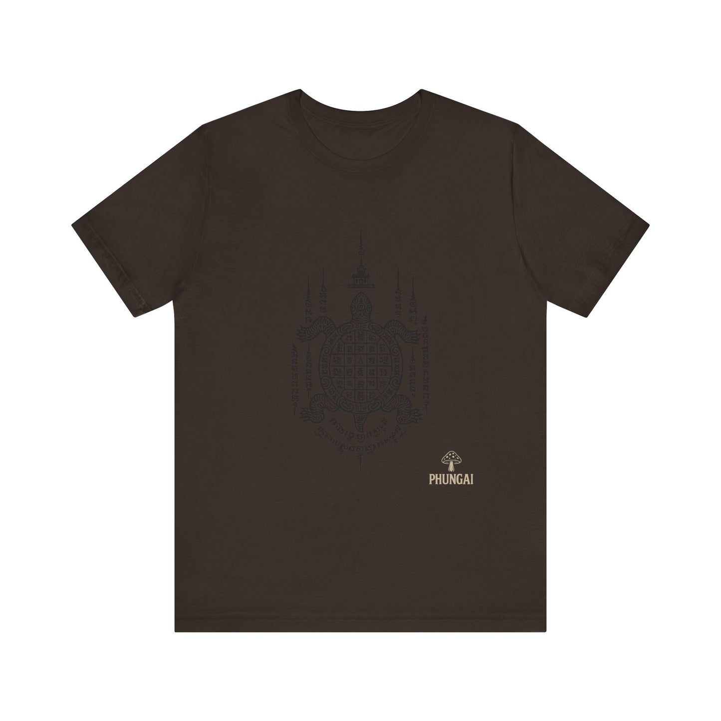 Spiritual Turtle Graphic Tee, Unisex Short Sleeve Shirt, Mindfulness Gift, Boho Fashion, Meditation Wear