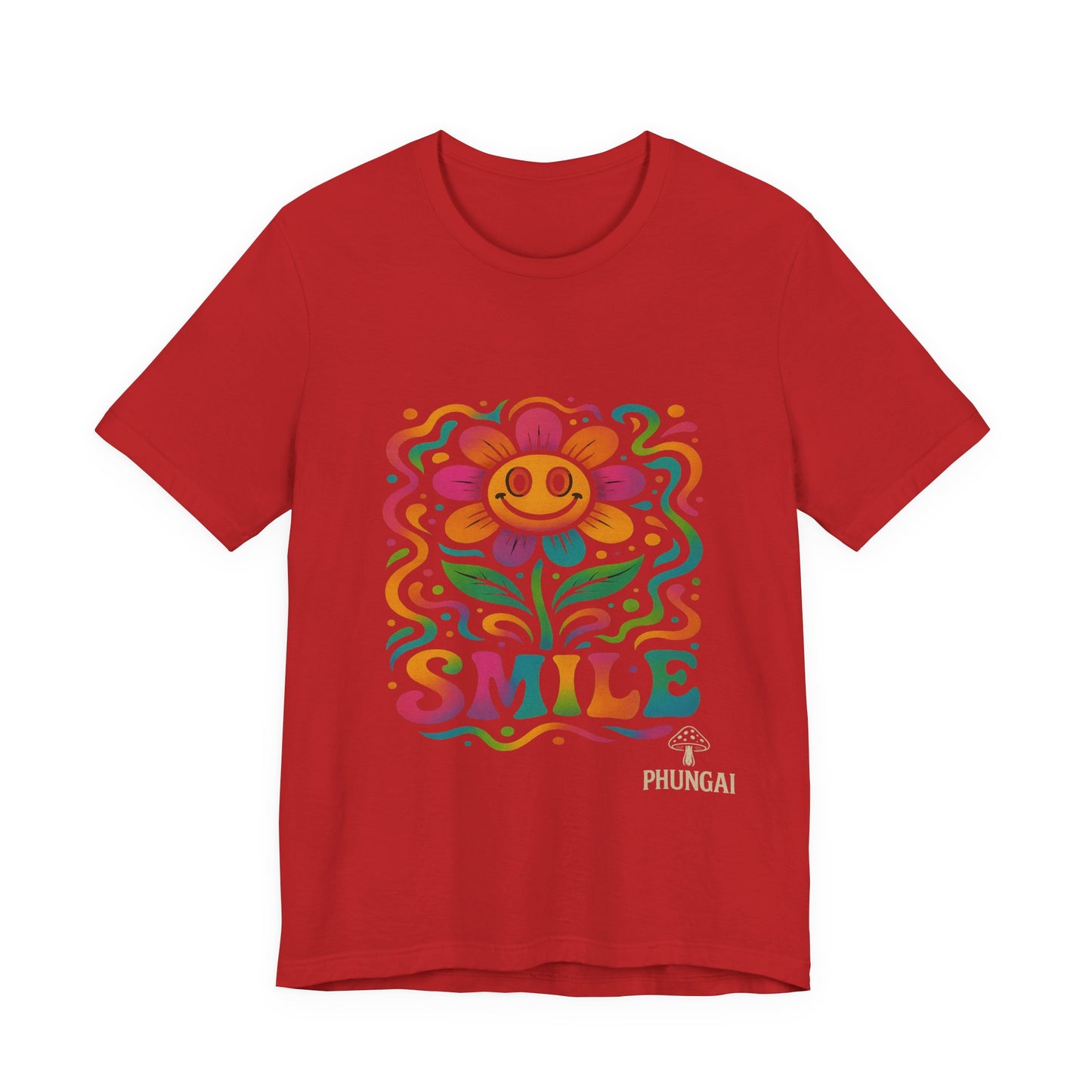 Bright & Cheerful Smile Flower Tee