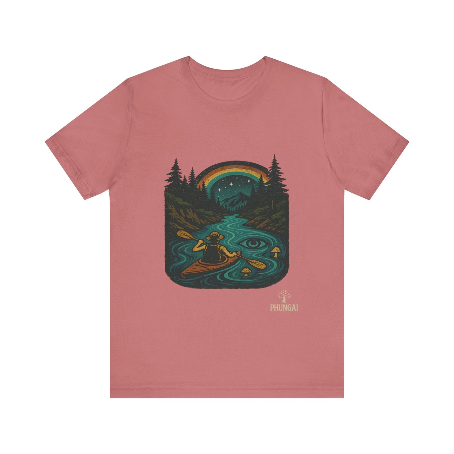 Adventure Awaits Tee, Nature Lover T-Shirt, Kayaking Theme Shirt, Camping Gift Tee, Outdoor Enthusiast Apparel