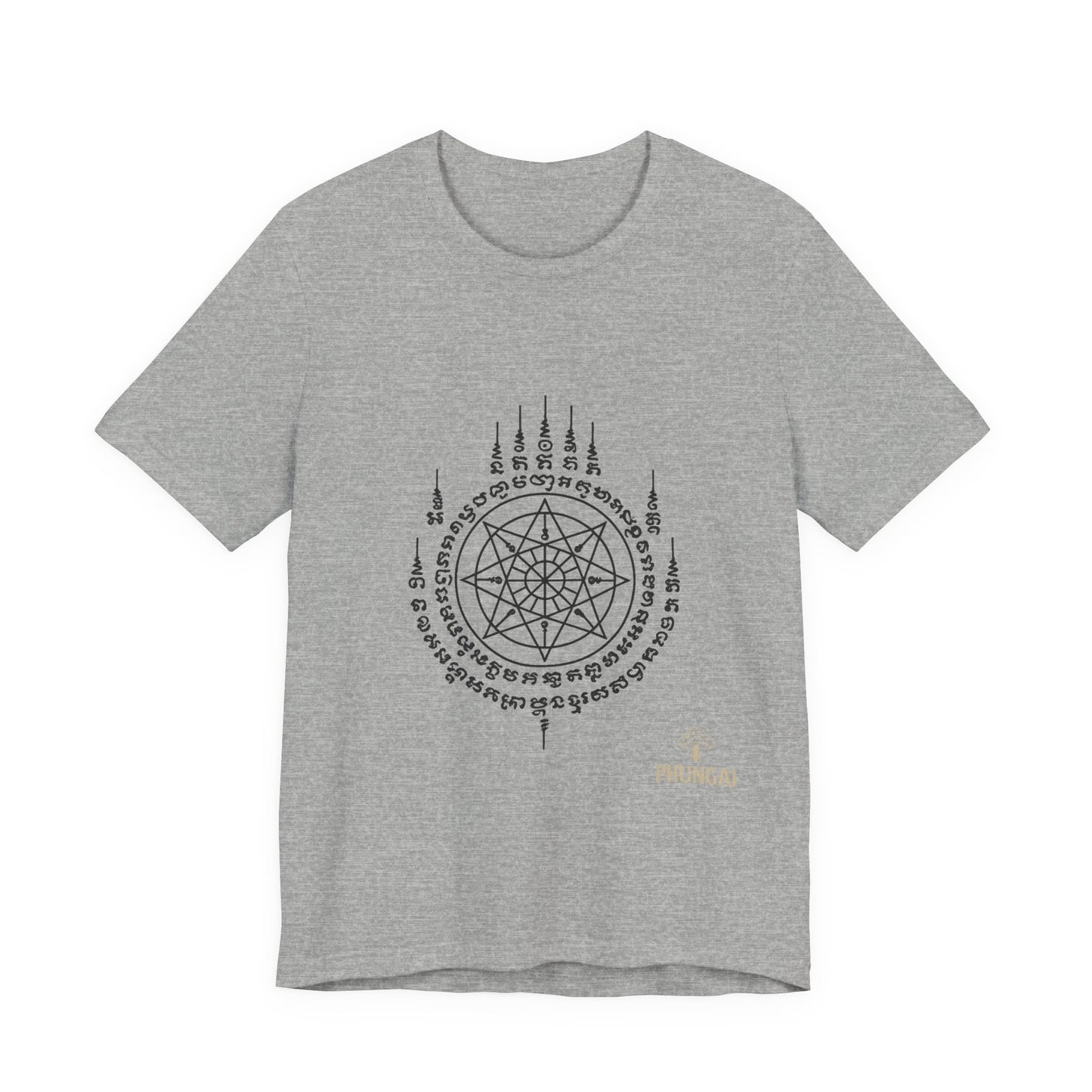 Mystical Pentagram Tee, Unisex Graphic T-Shirt, Boho Style, Occult Fashion, Perfect for Festivals, Everyday Wear, Gift Idea