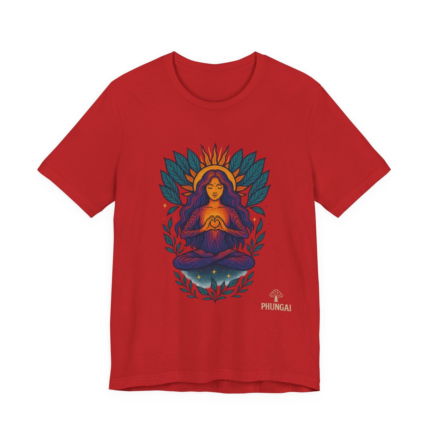 Meditation Goddess Tee | Unisex Spiritual T-Shirt, Yoga Shirt, Mindfulness Top, Gift for Yogis, Boho Style Tee