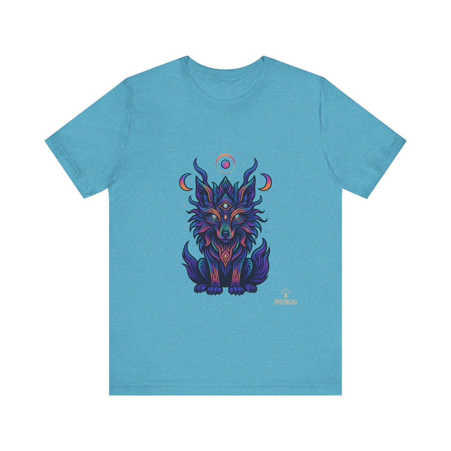 Mystical Wolf Graphic Tee | Boho Vibes, Unisex Shirt, Perfect Gift for Animal Lovers, Spiritual Style, Everyday Wear