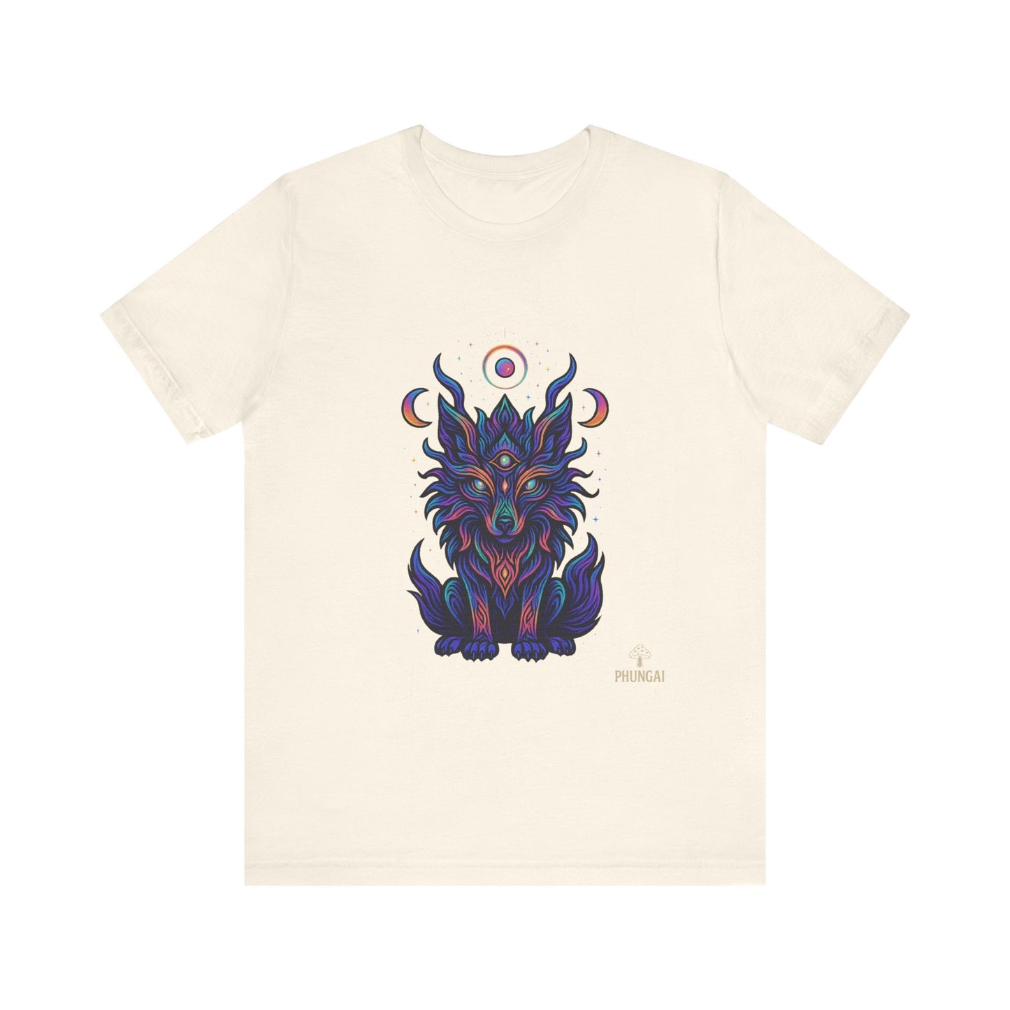 Mystical Wolf Graphic Tee | Boho Vibes, Unisex Shirt, Perfect Gift for Animal Lovers, Spiritual Style, Everyday Wear