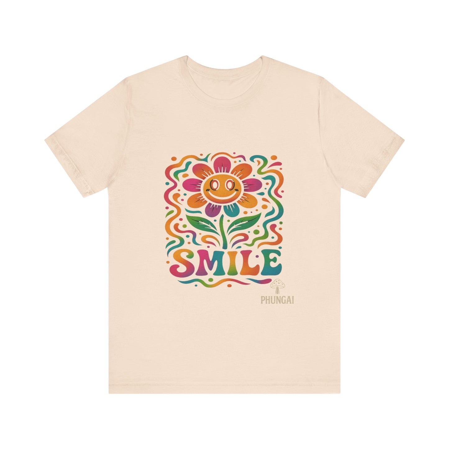 Bright & Cheerful Smile Flower Tee